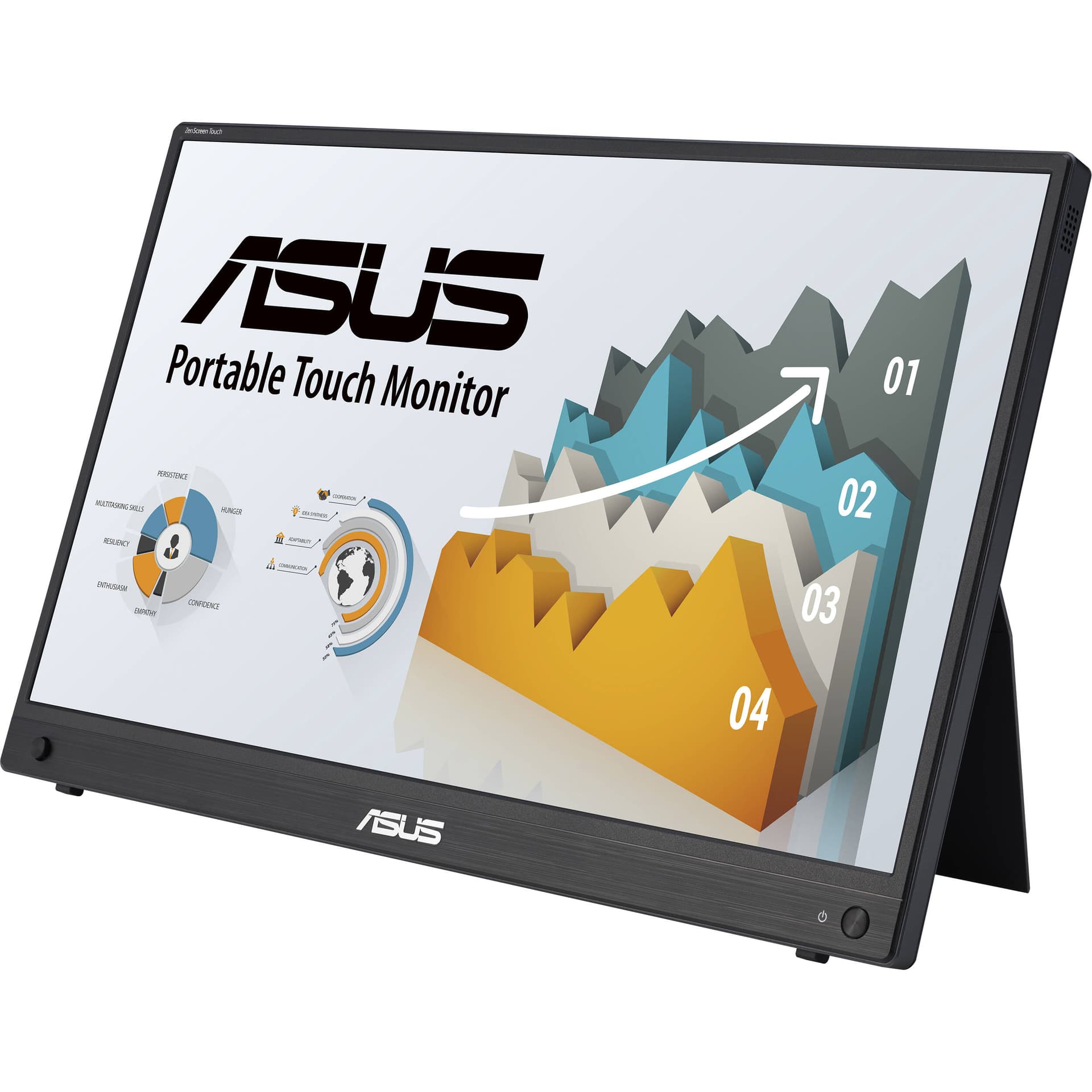 ASUS MB16AMTR 15.6-inch portable touch monitor with Full HD IPS display and USB-C
