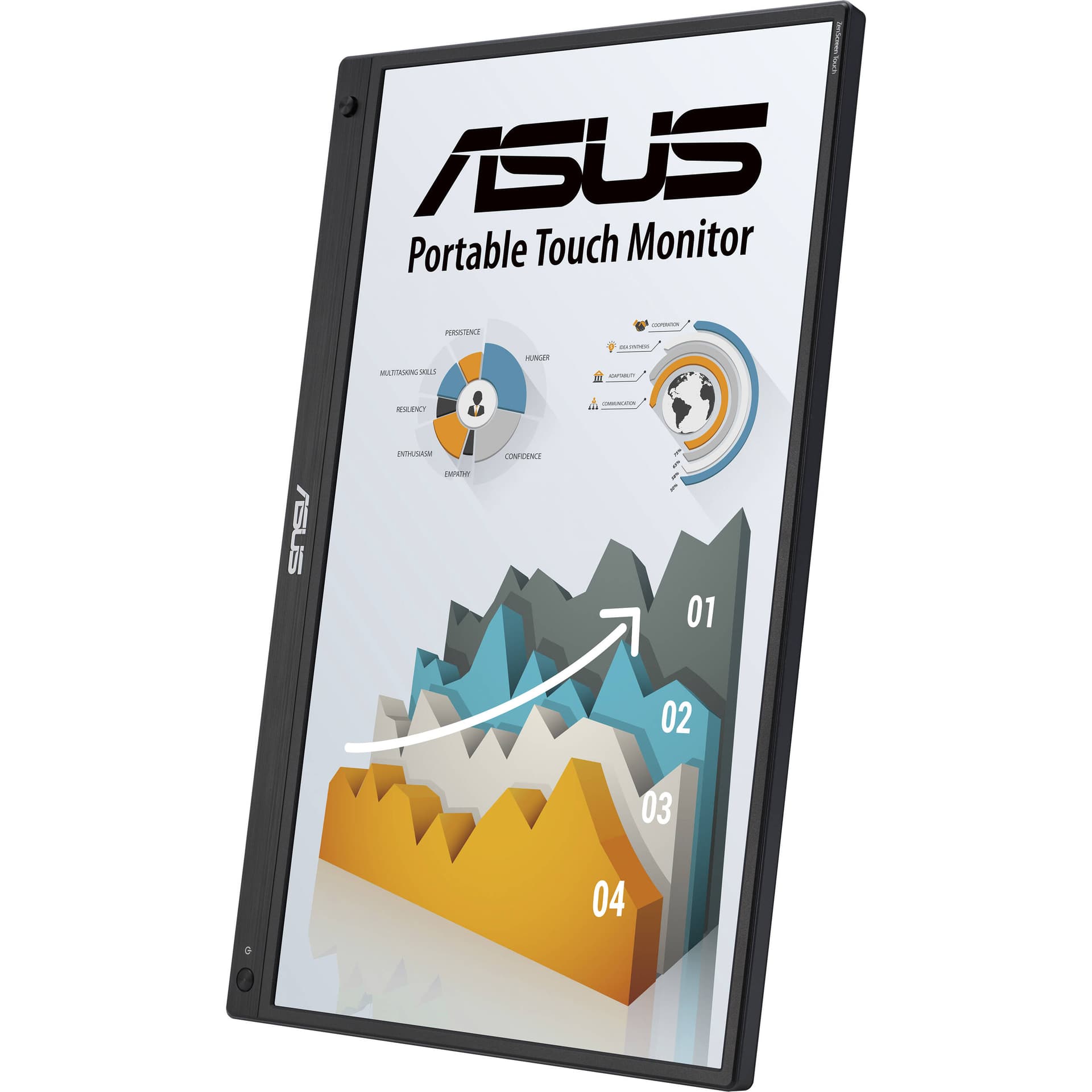 ASUS MB16AMTR 15.6-inch portable touch monitor with Full HD IPS display and USB-C