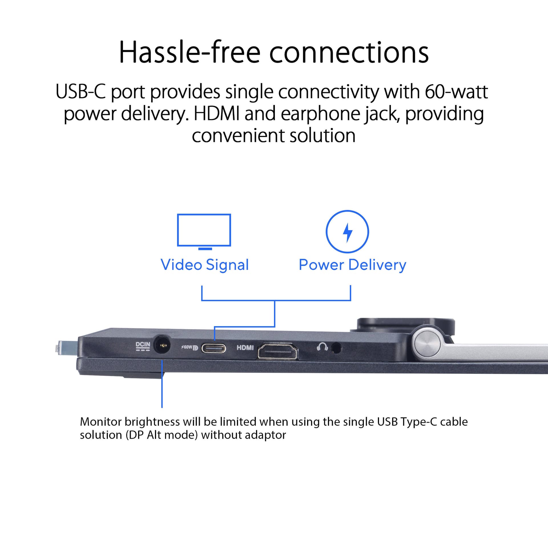 ASUS ZenScreen MB229CF 21.5-inch portable Full HD IPS monitor with kickstand and USB-C