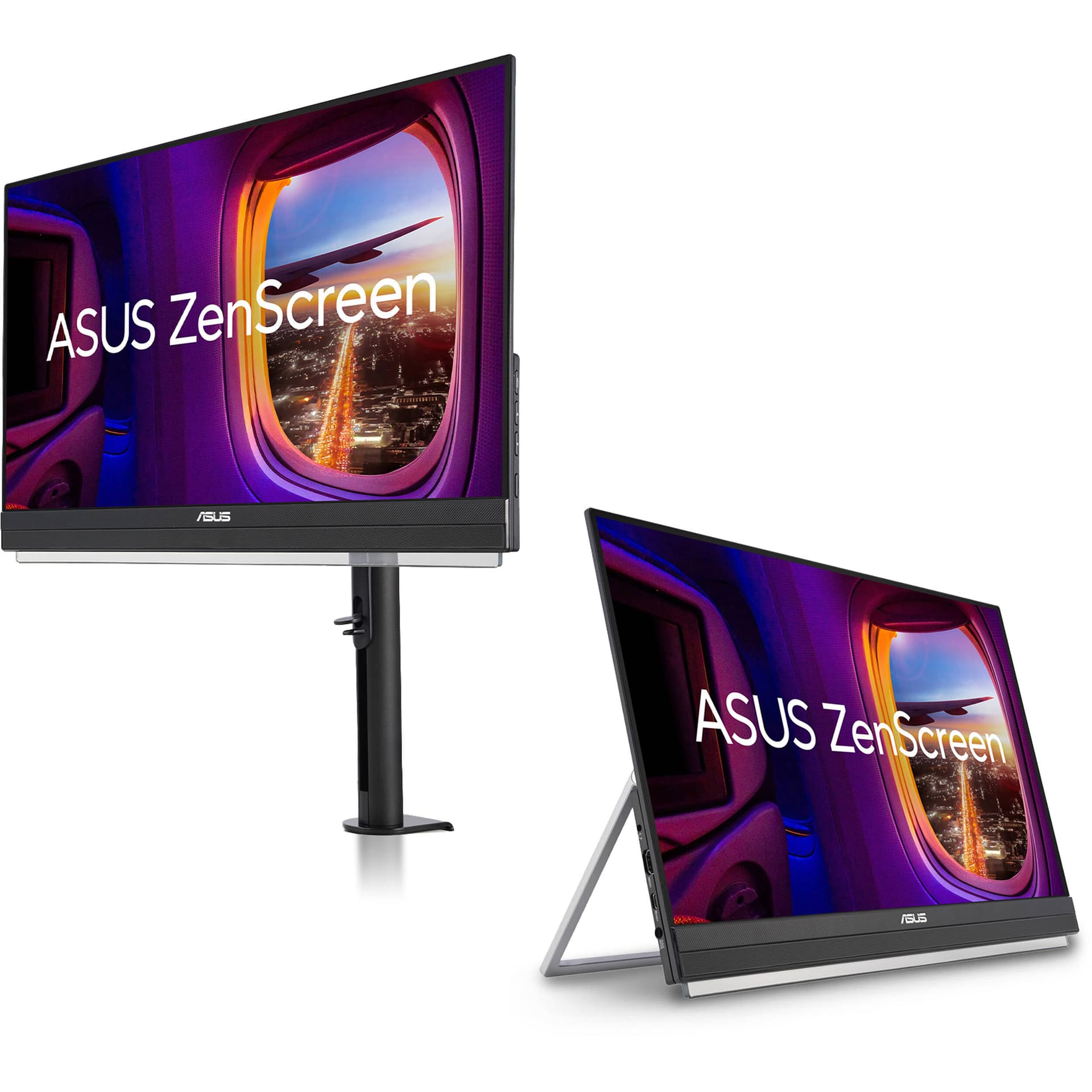 ASUS ZenScreen MB229CF 21.5-inch portable Full HD IPS monitor with kickstand and USB-C