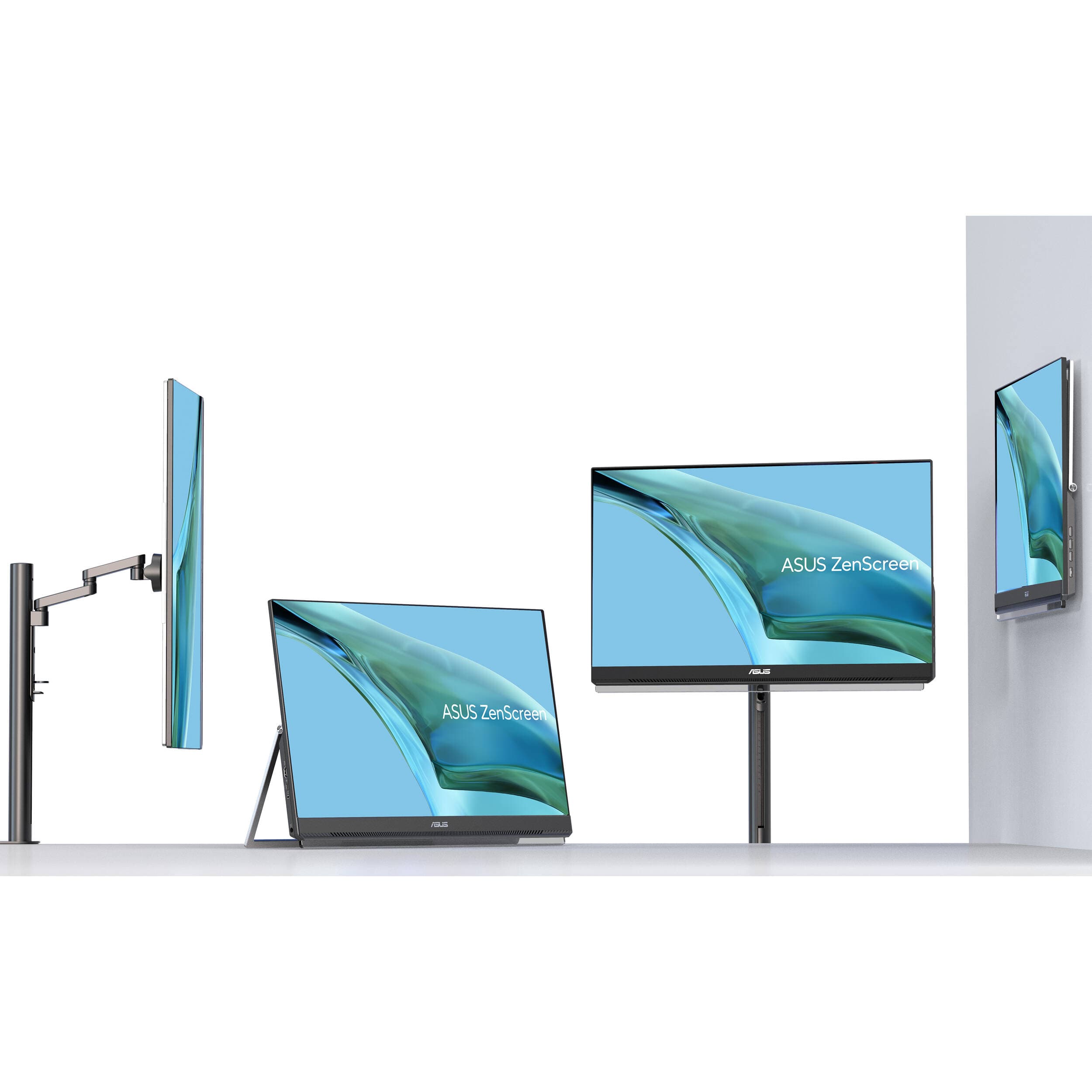 ASUS ZenScreen MB249C portable 23.8-inch Full HD monitor with USB-C and multi-stand design