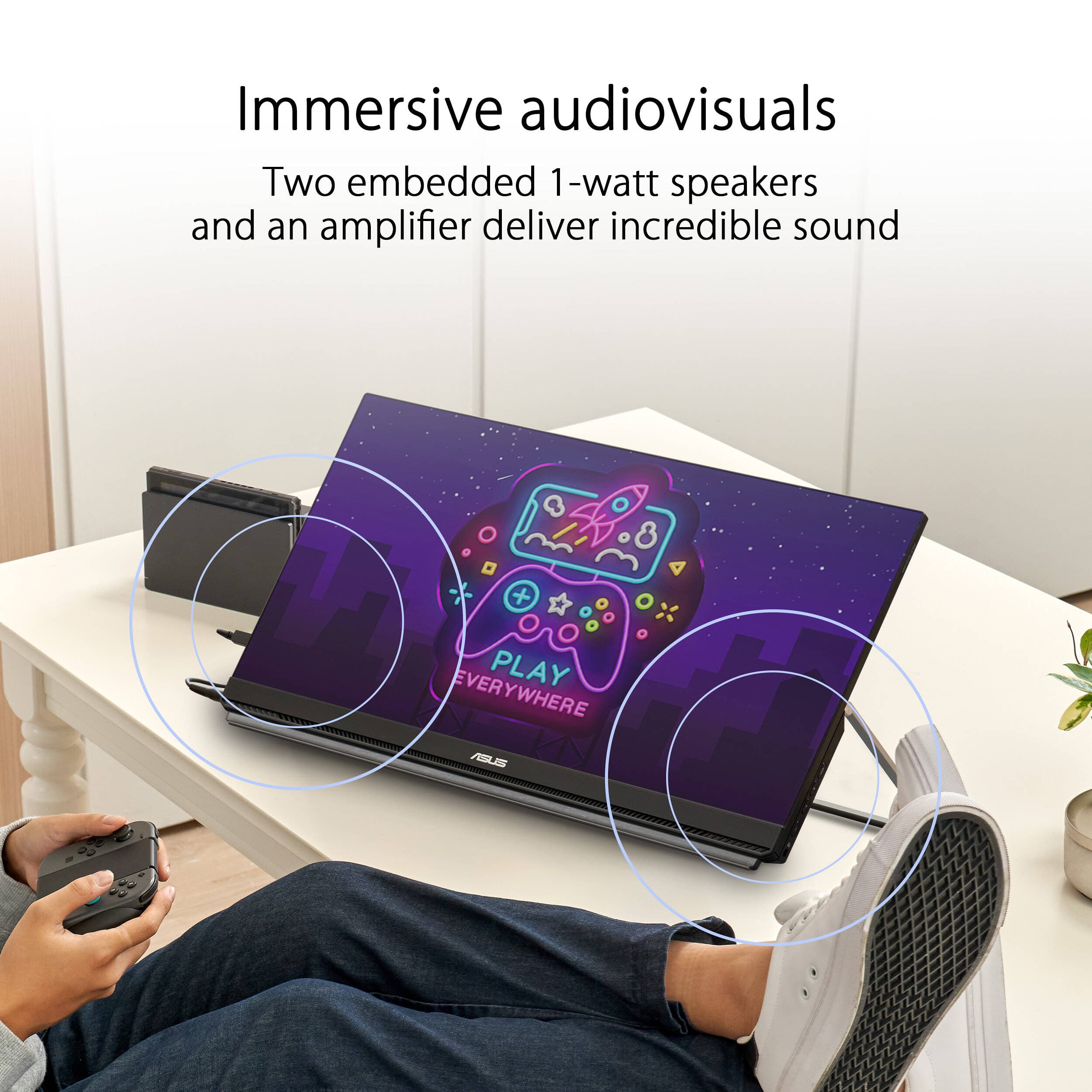 ASUS ZenScreen MB249C portable 23.8-inch Full HD monitor with USB-C and multi-stand design