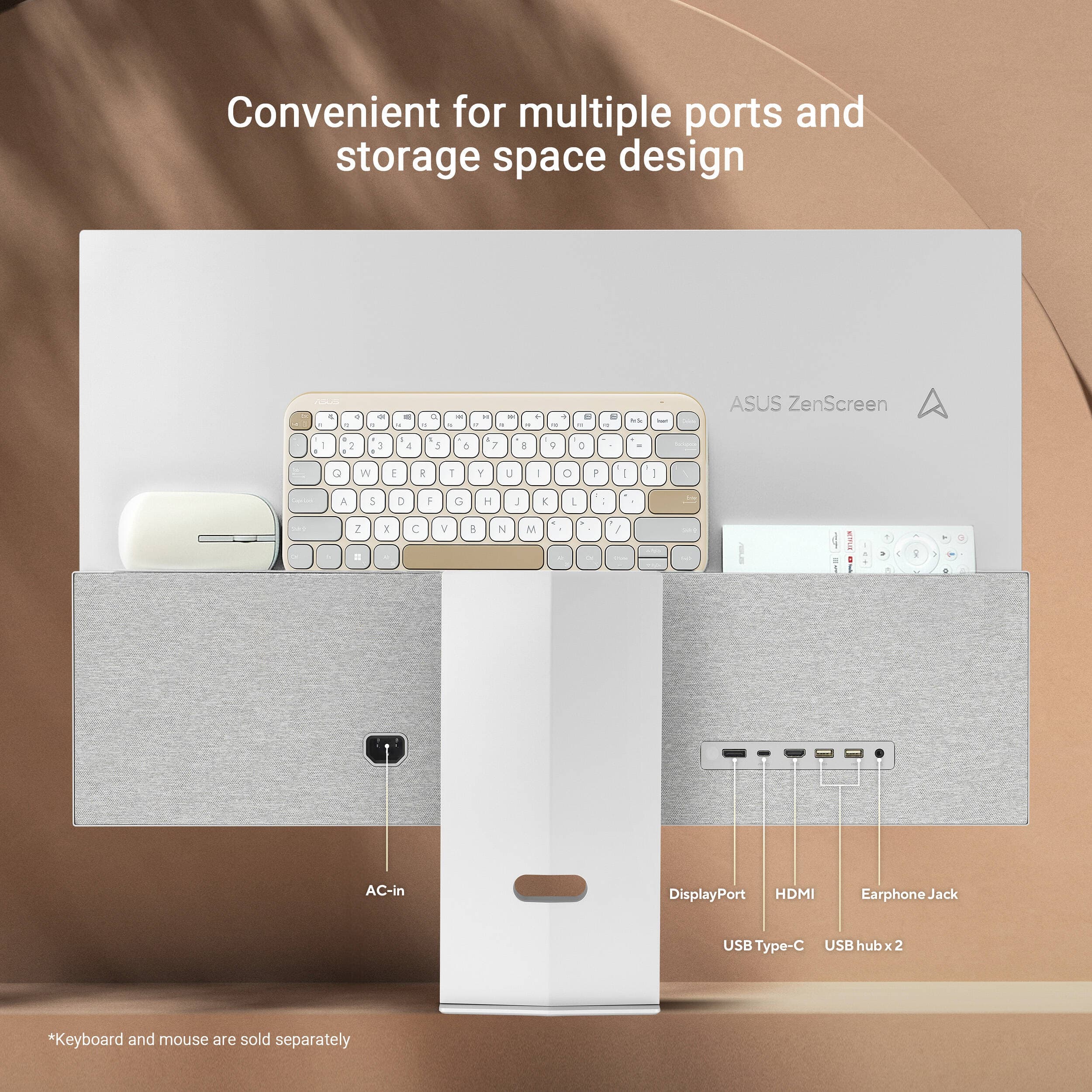 ASUS MS32UC 31.5-inch 4K USB-C smart monitor with Google TV and Harman Kardon speakers