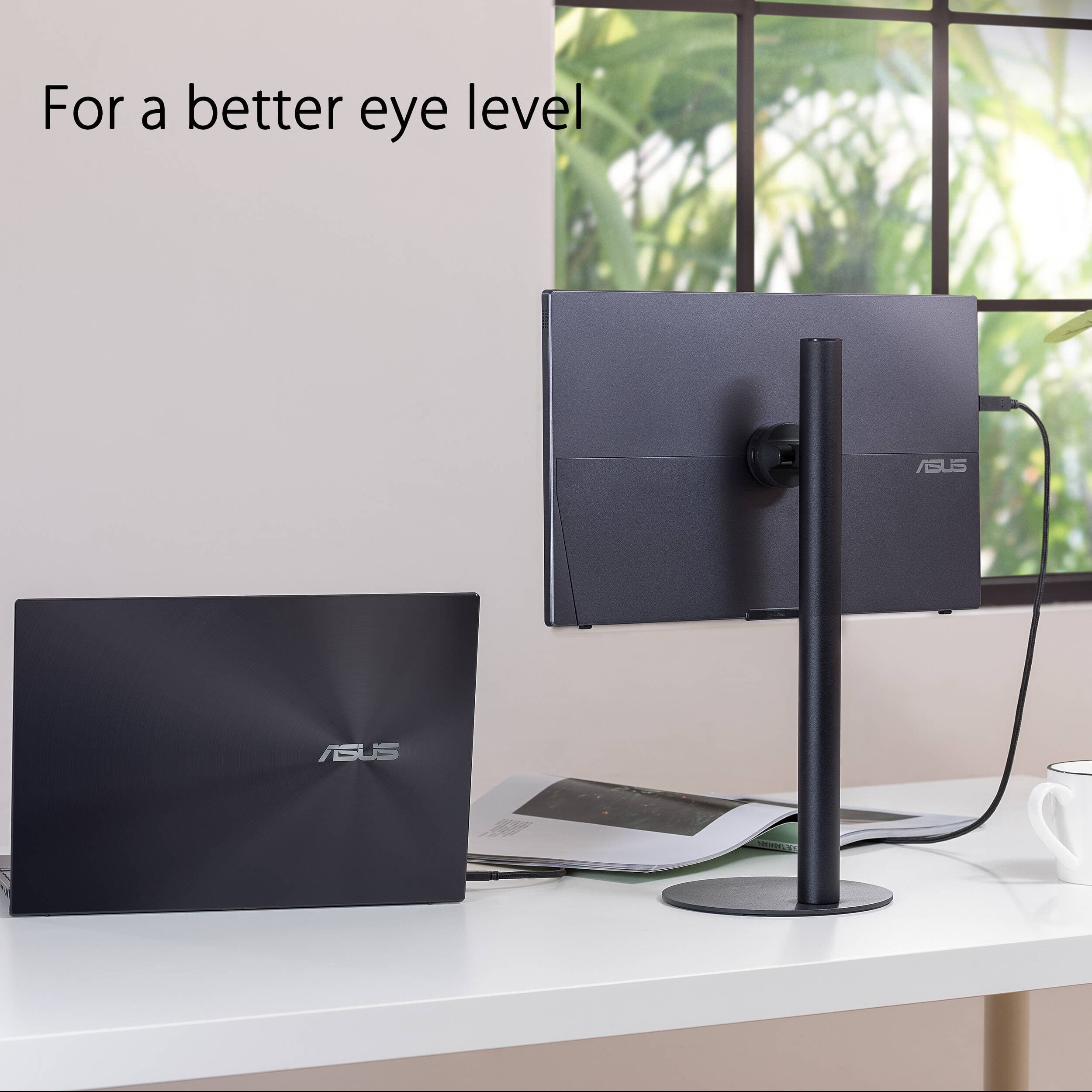 ASUS ZenScreen Stand MTS02D portable monitor stand for eye-level viewing