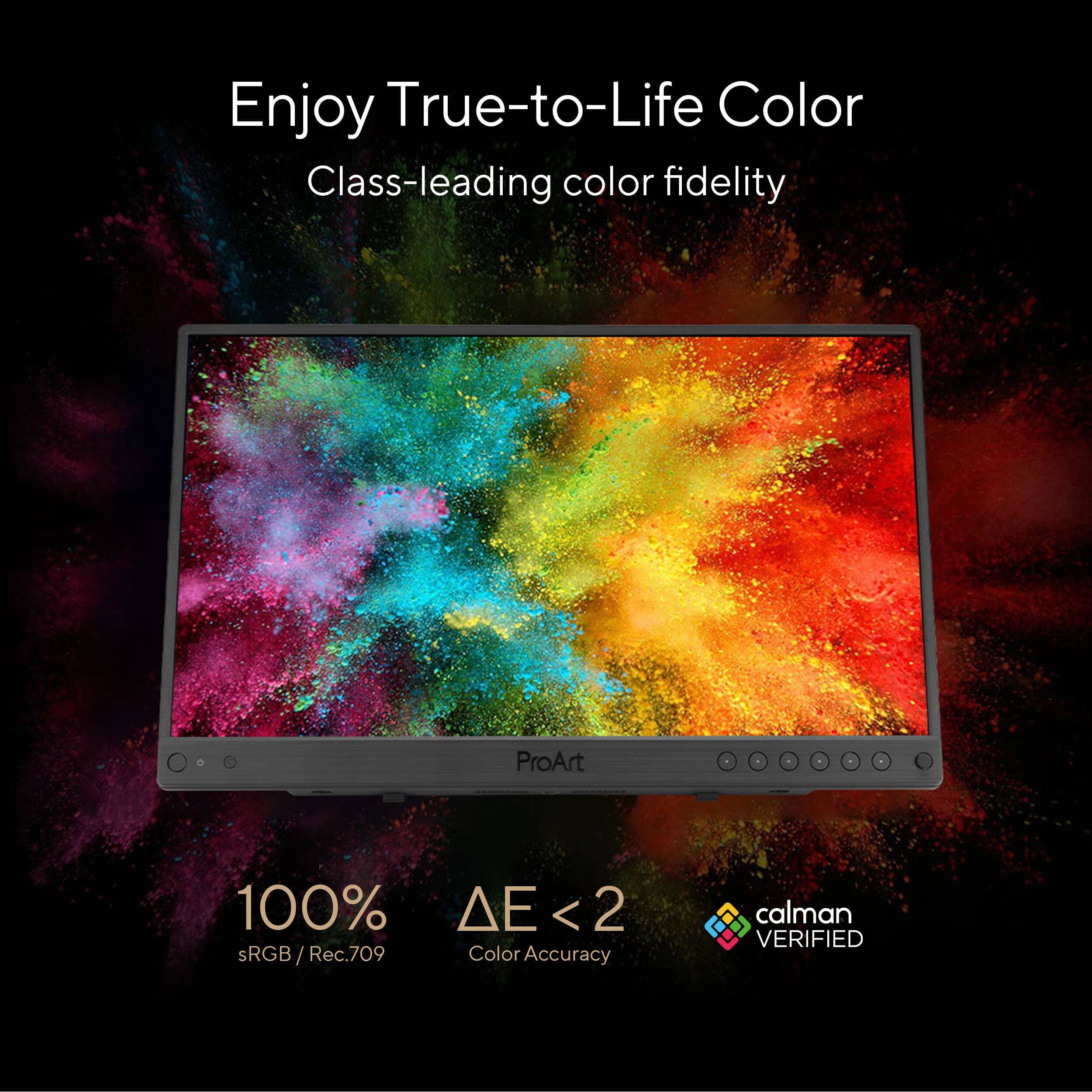 ASUS ProArt Display PA16USV 15.6-inch 4K HDR IPS monitor with 12G-SDI input