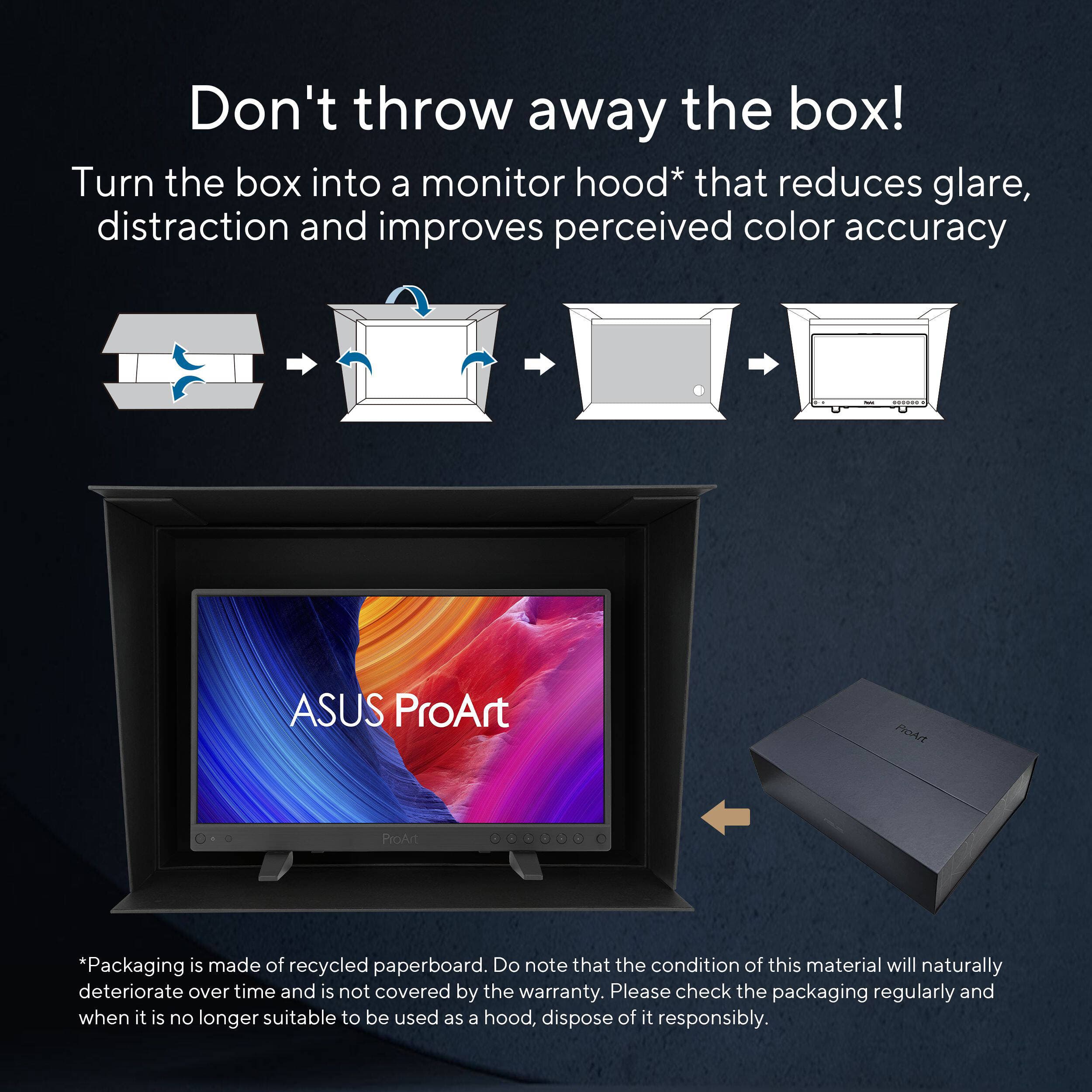 ASUS ProArt Display PA16USV 15.6-inch 4K HDR IPS monitor with 12G-SDI input