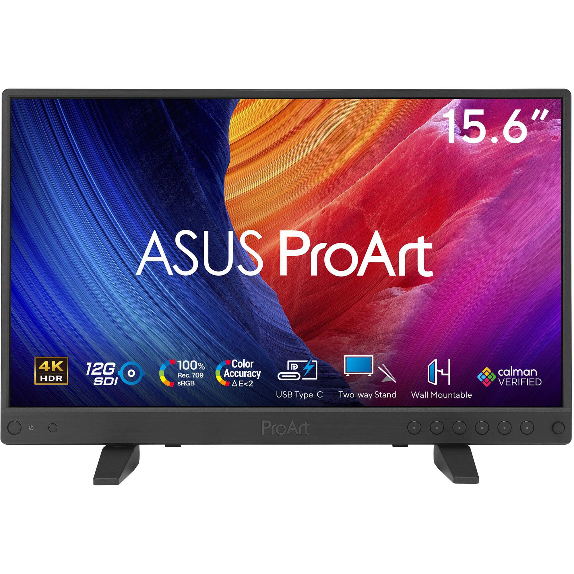 ASUS ProArt Display PA16USV 15.6-inch 4K HDR IPS monitor with 12G-SDI input