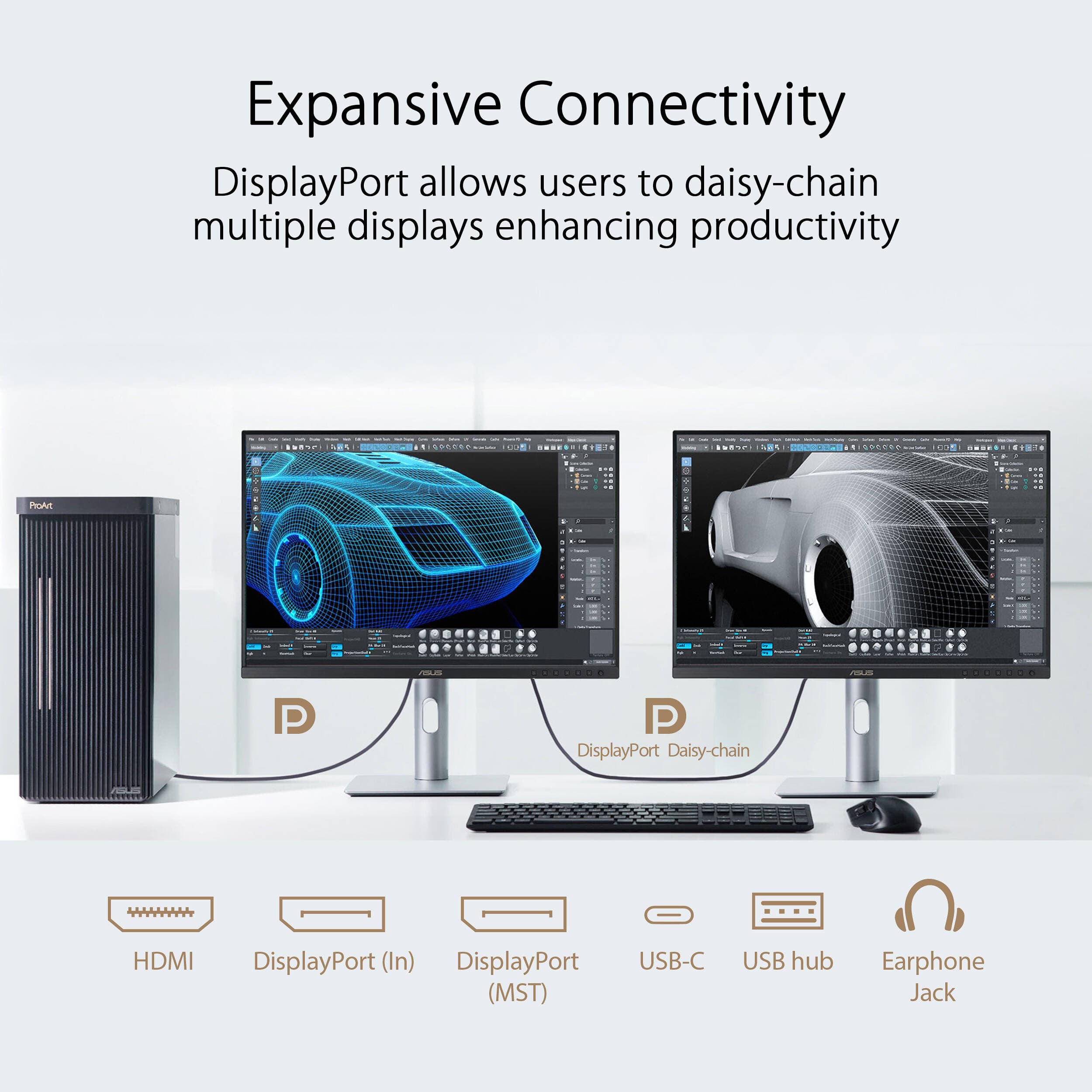 ASUS ProArt Display PA248CRV 24.1-inch IPS monitor with 16:10 aspect ratio and USB-C connectivity