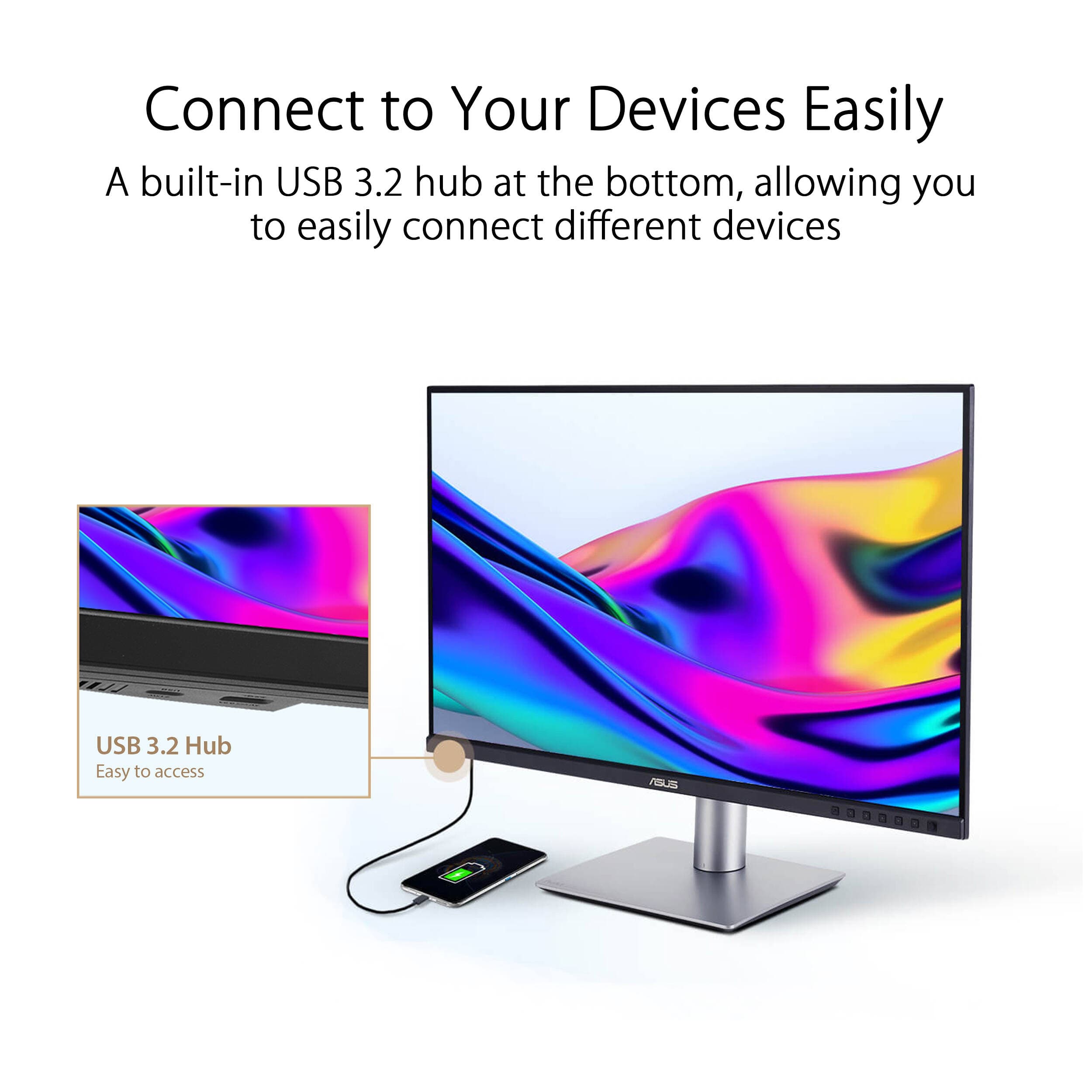 ASUS ProArt Display PA248CRV 24.1-inch IPS monitor with 16:10 aspect ratio and USB-C connectivity