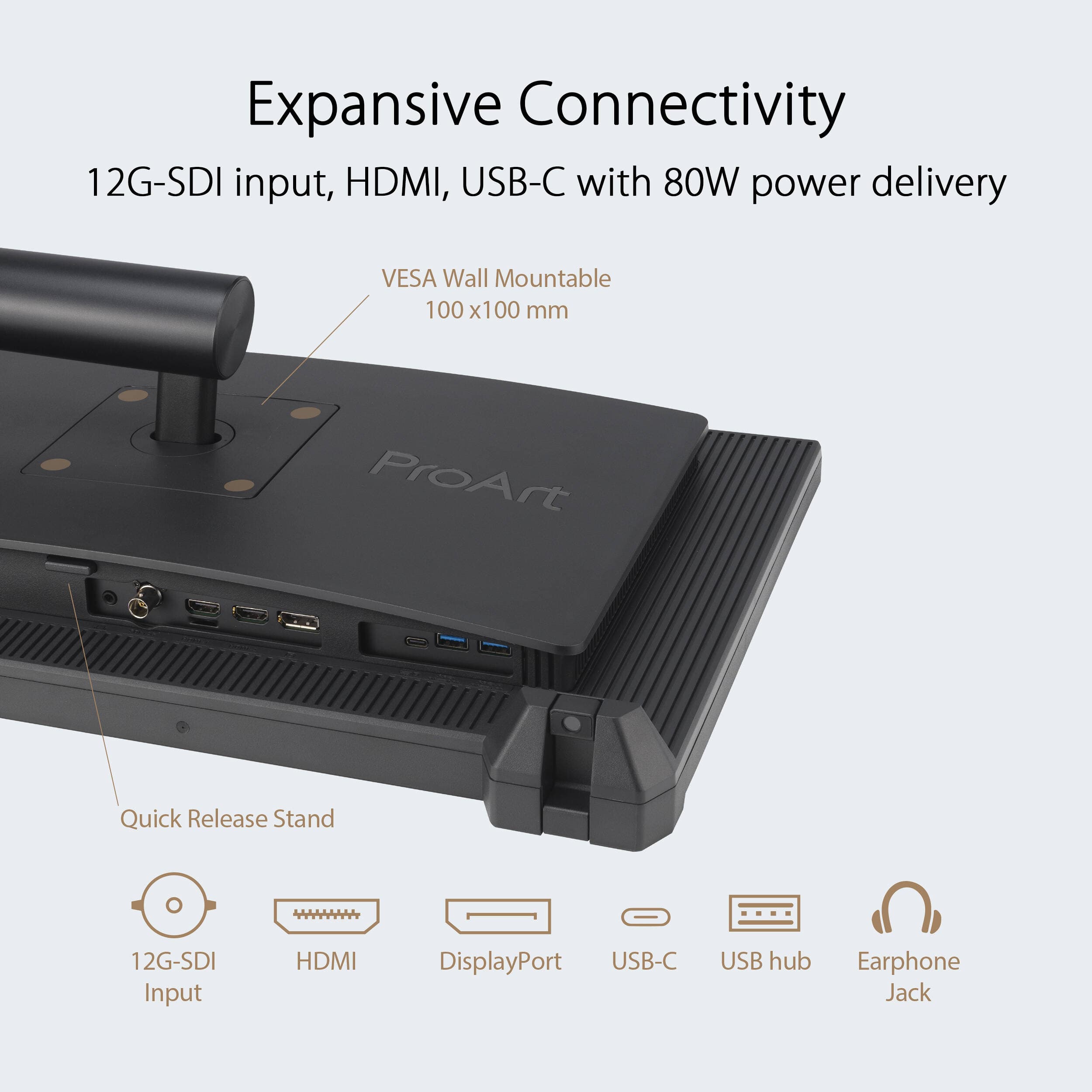 ASUS ProArt Display PA24US 24-inch 4K IPS professional monitor with USB-C and built-in colorimeter