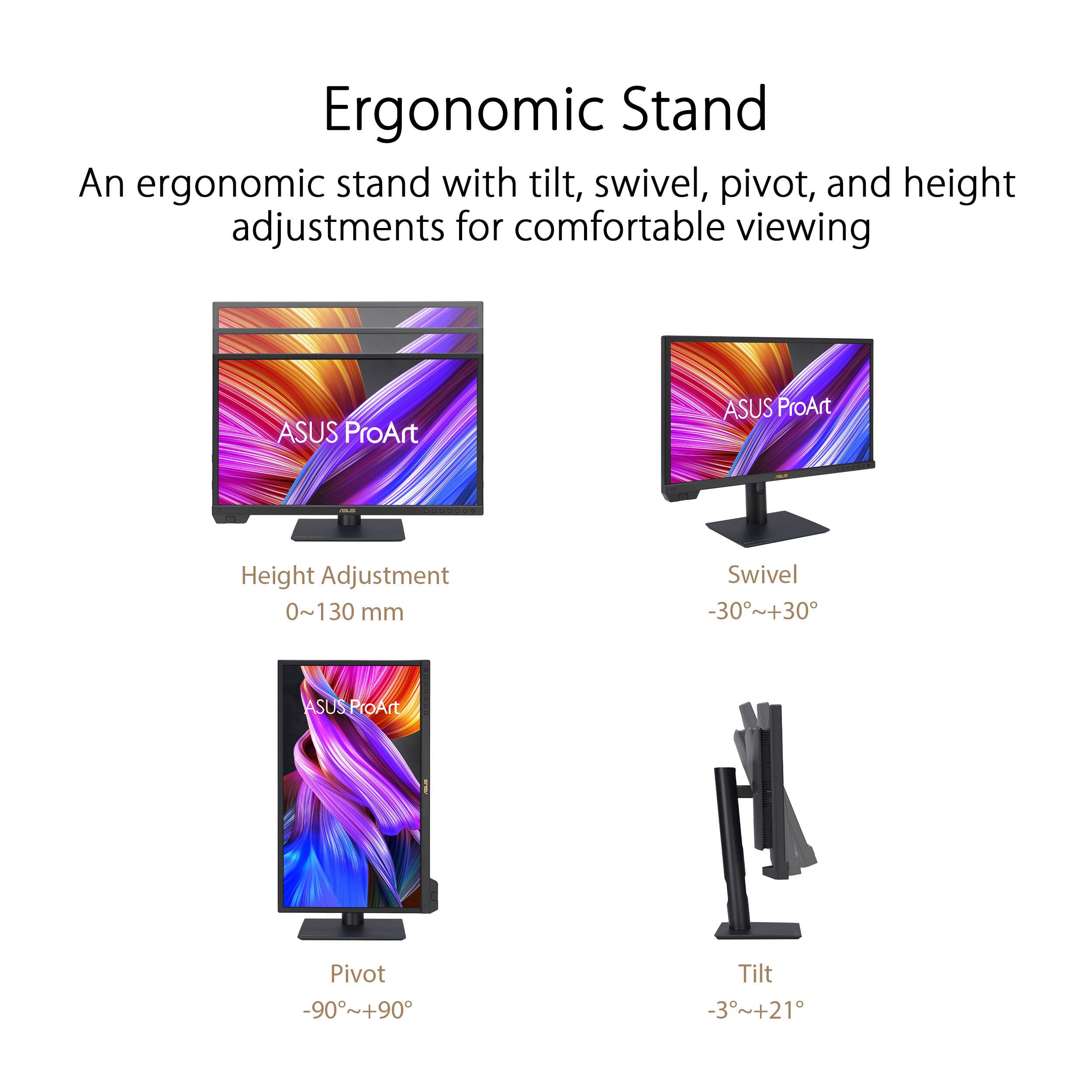 ASUS ProArt Display PA24US 24-inch 4K IPS professional monitor with USB-C and built-in colorimeter