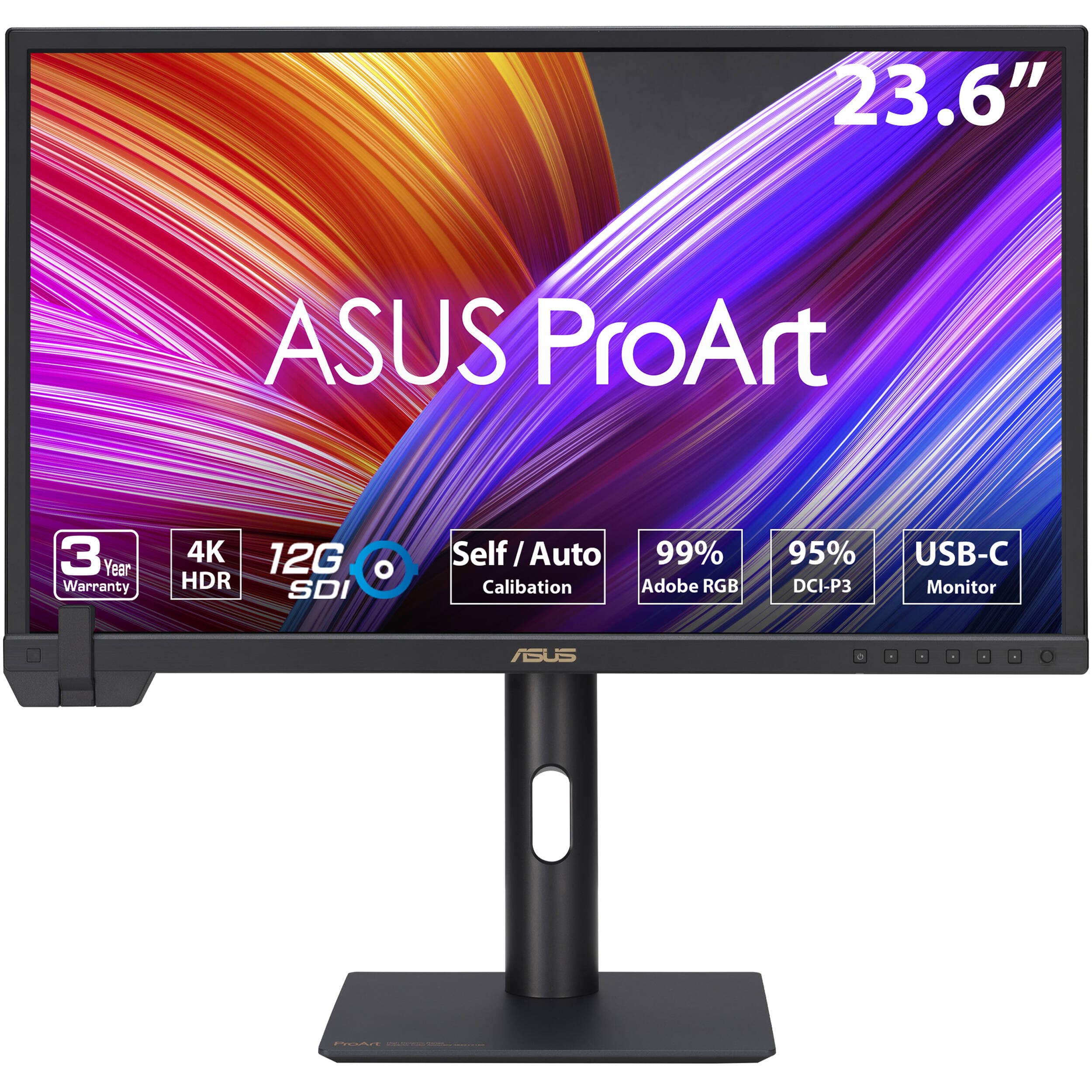 ASUS ProArt Display PA24US 24-inch 4K IPS professional monitor with USB-C and built-in colorimeter