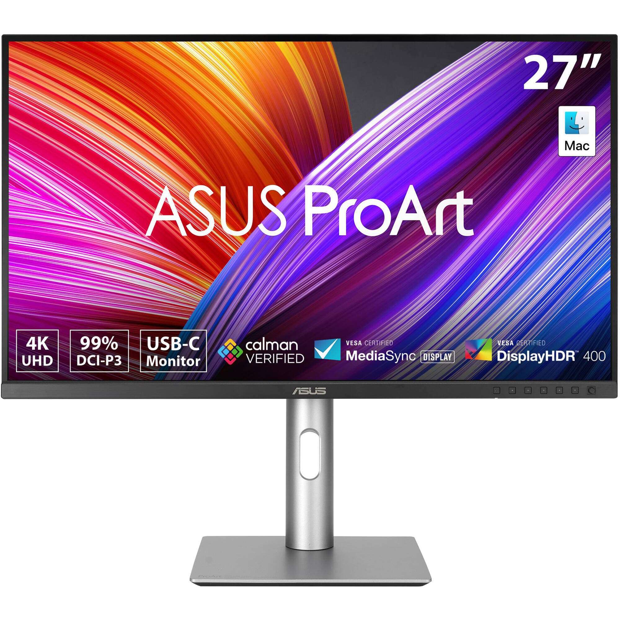 ASUS ProArt PA279CRV 27-inch 4K HDR IPS monitor with USB-C and height-adjustable stand