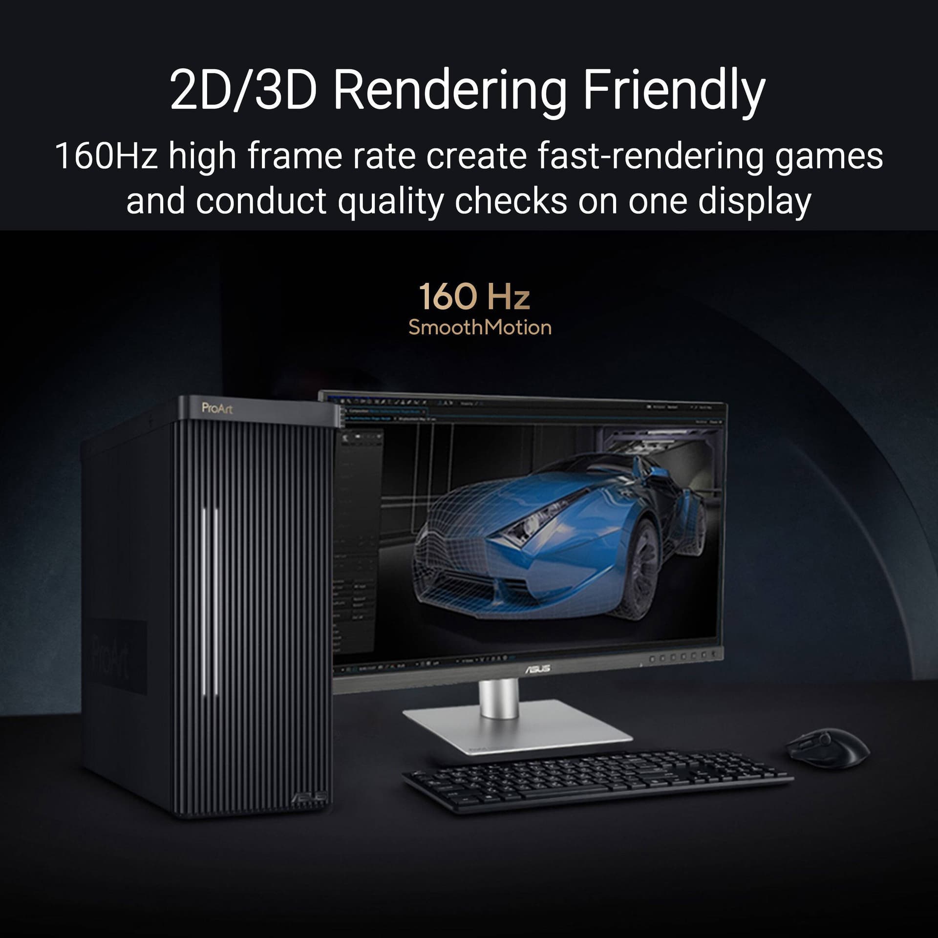 ASUS ProArt Display PA27UCGE 27-inch 4K HDR monitor for color-critical editing