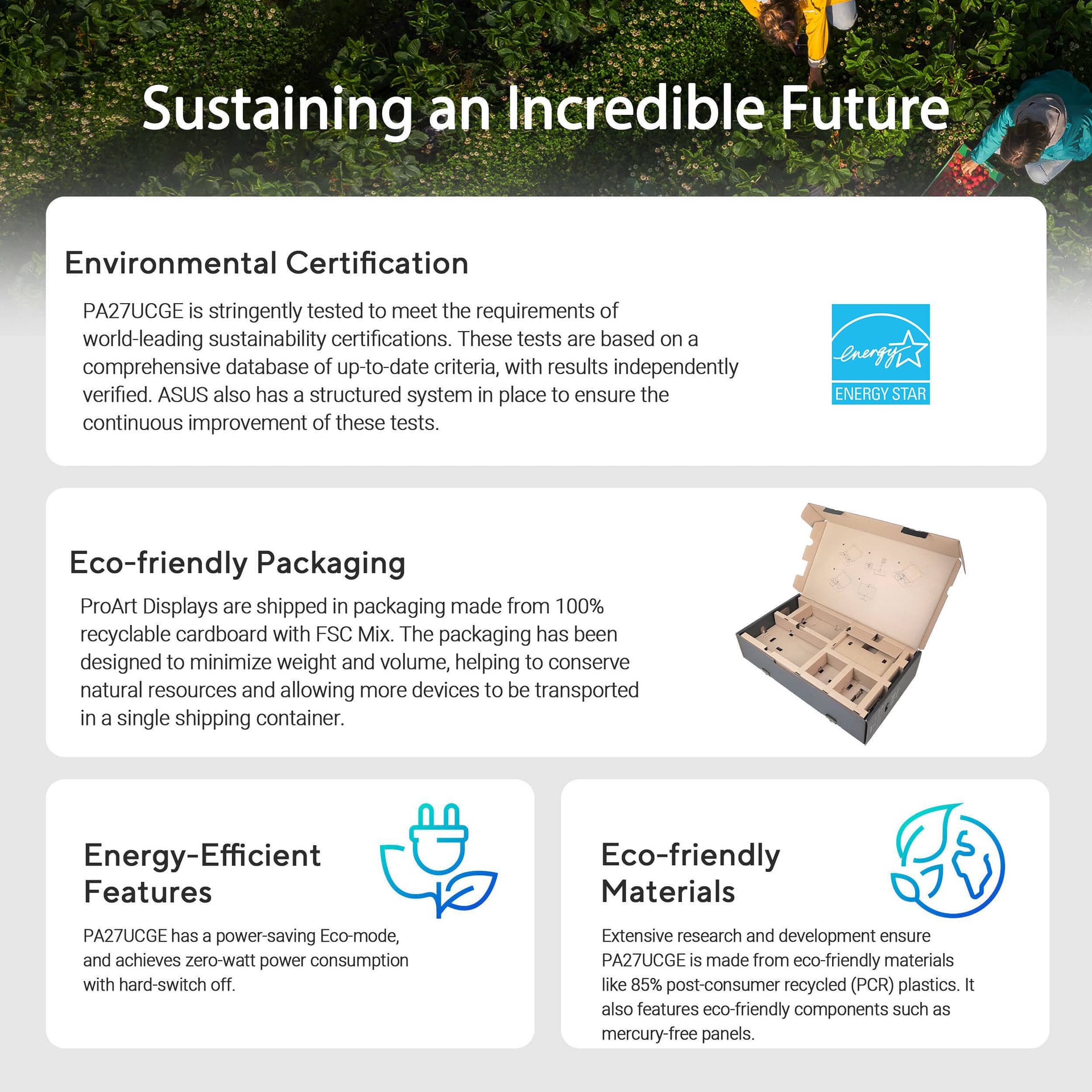 ASUS ProArt Display PA27UCGE 27-inch 4K HDR monitor for color-critical editing