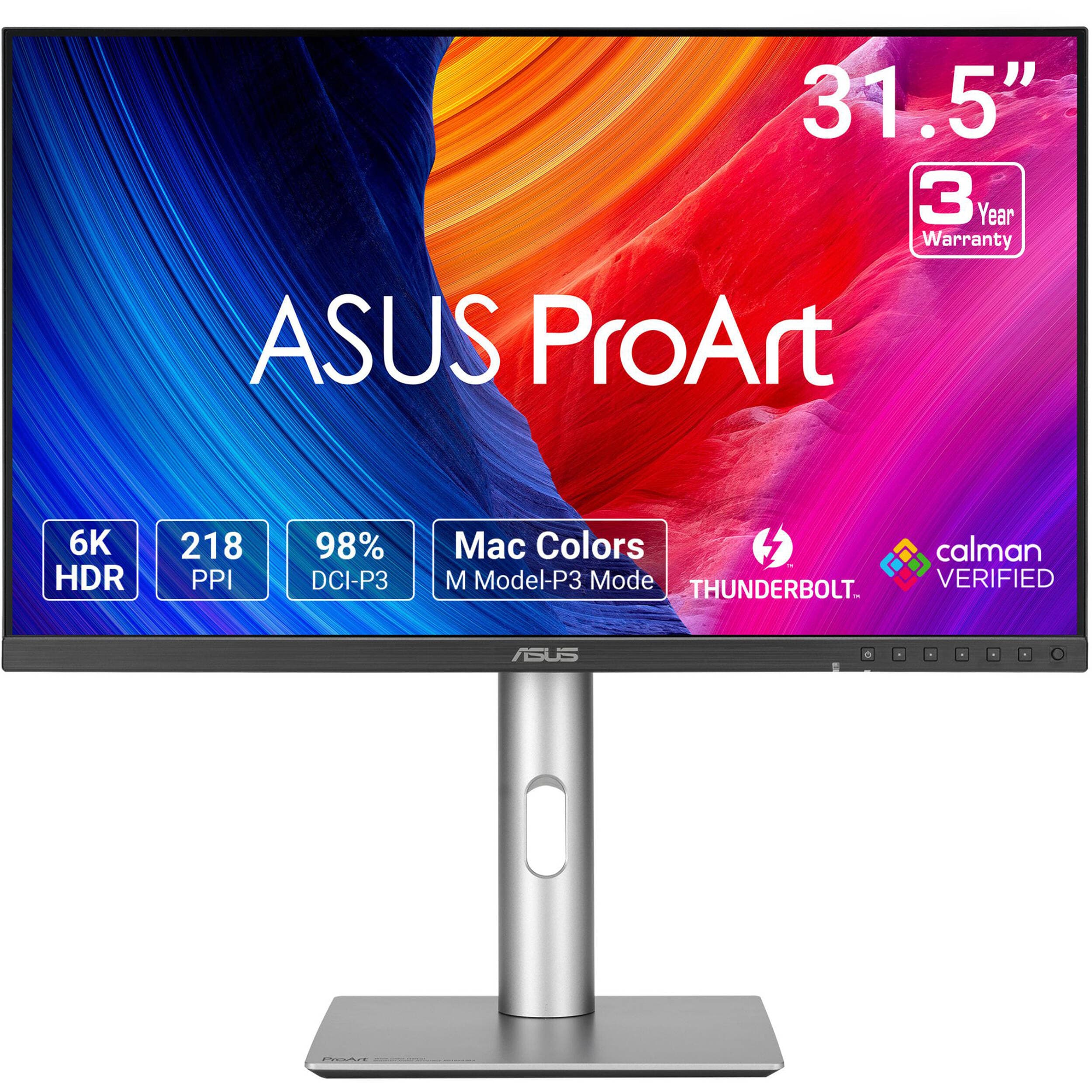 ASUS ProArt Display PA32QCV 32-inch 6K IPS professional monitor