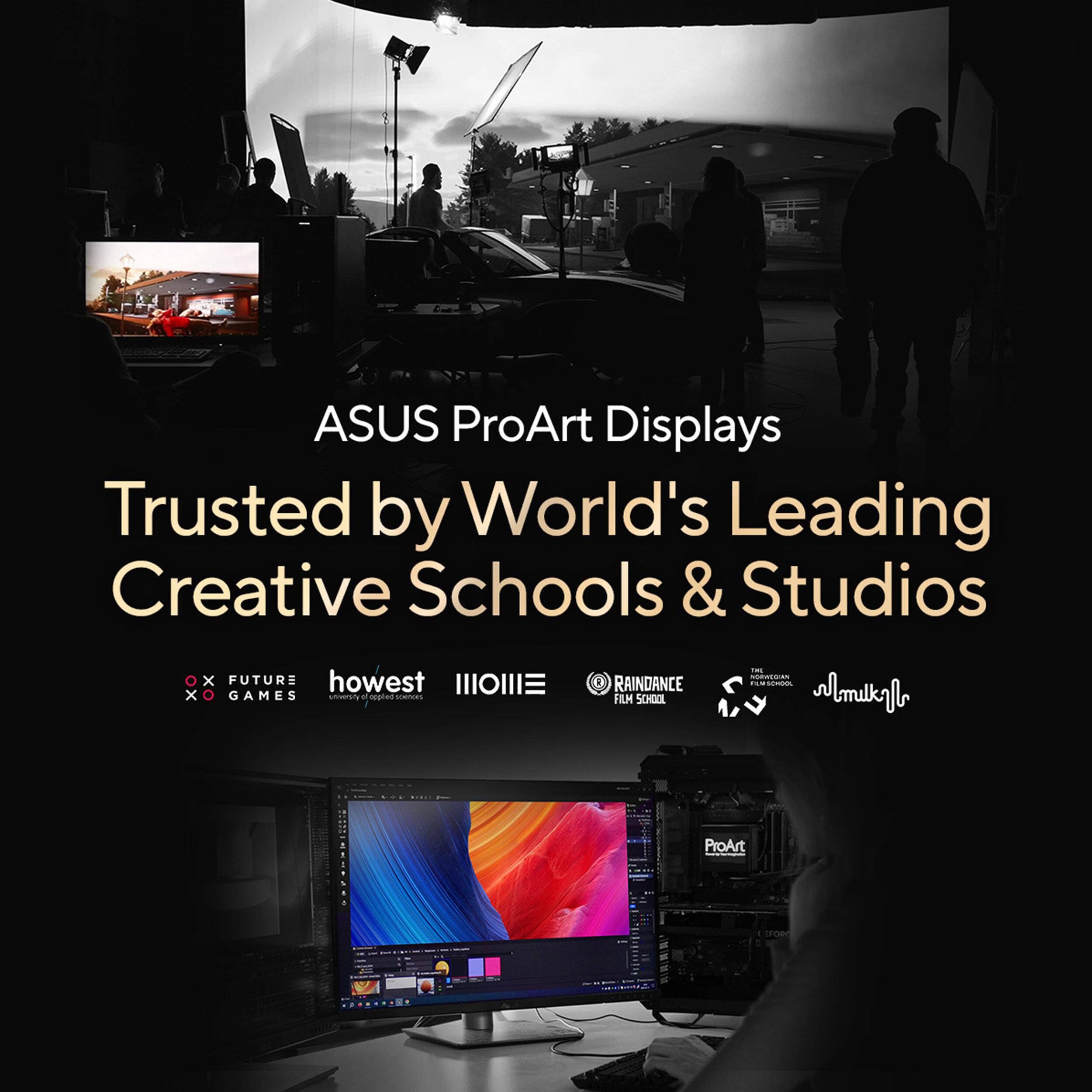 ASUS ProArt PA32UCE 31.5-inch 4K HDR professional monitor for color grading and editing