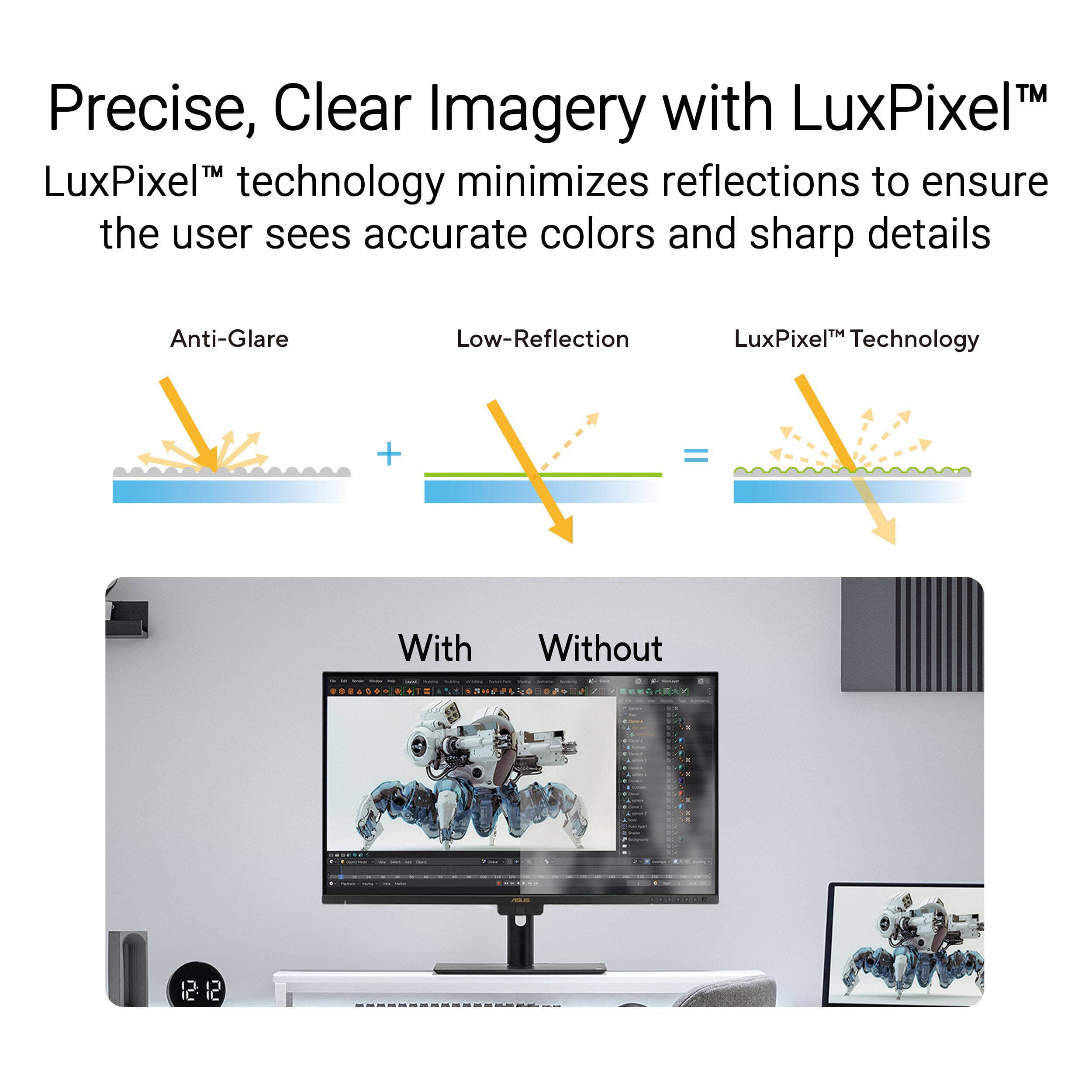 ASUS ProArt PA32UCE 31.5-inch 4K HDR professional monitor for color grading and editing