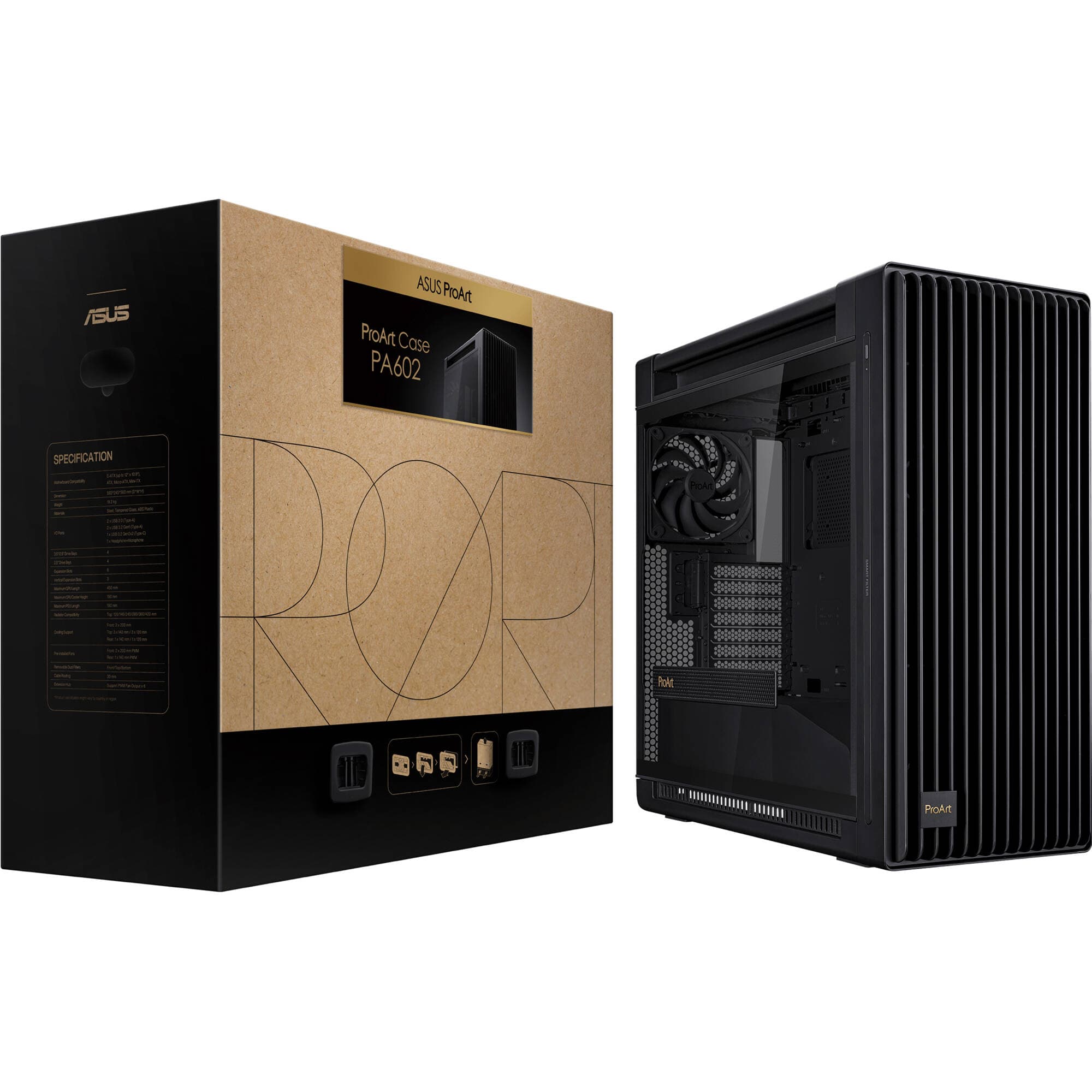 ASUS ProArt PA602 case for creator workstation builds
