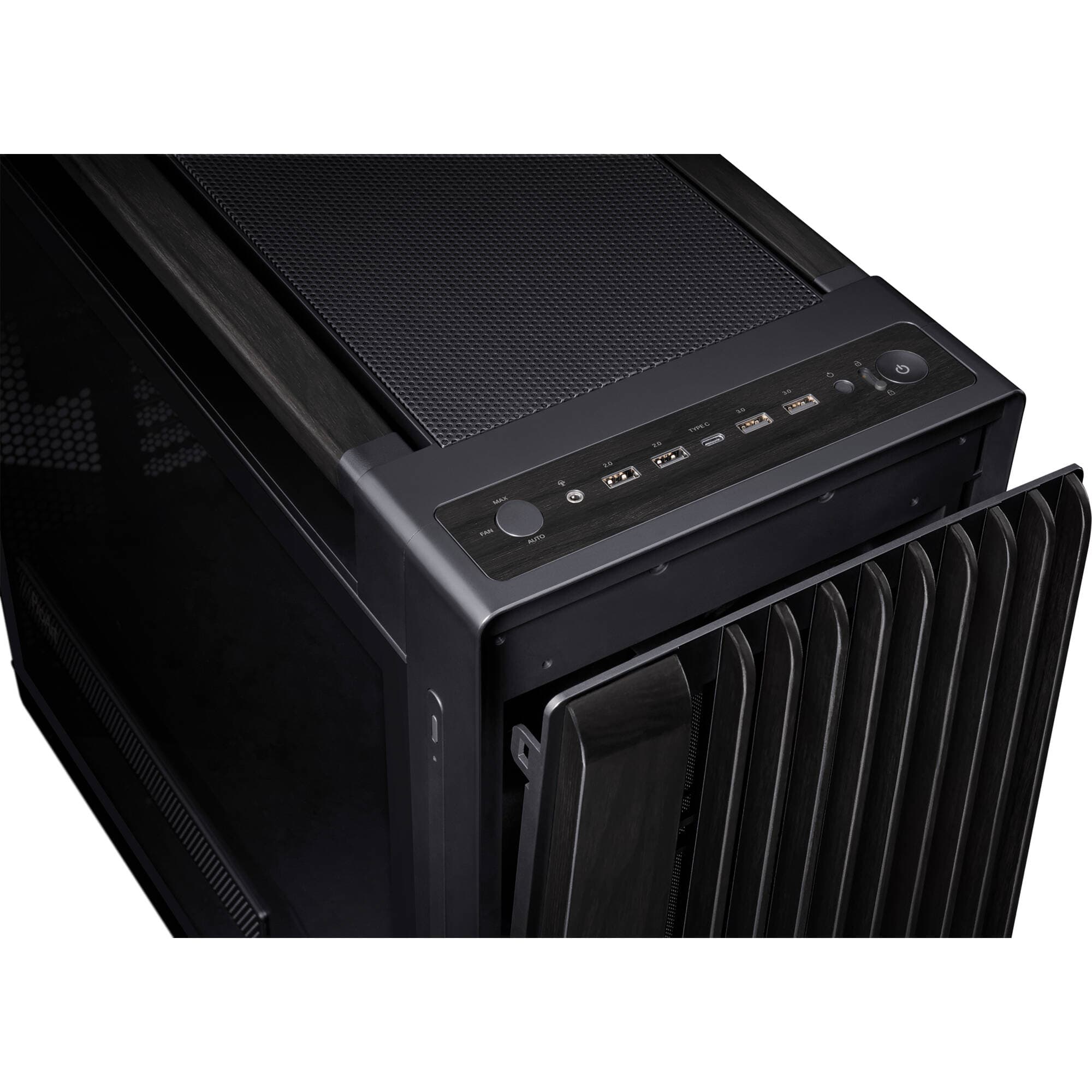 ASUS ProArt PA602 Wood Edition tempered glass E-ATX case with wood-accent design