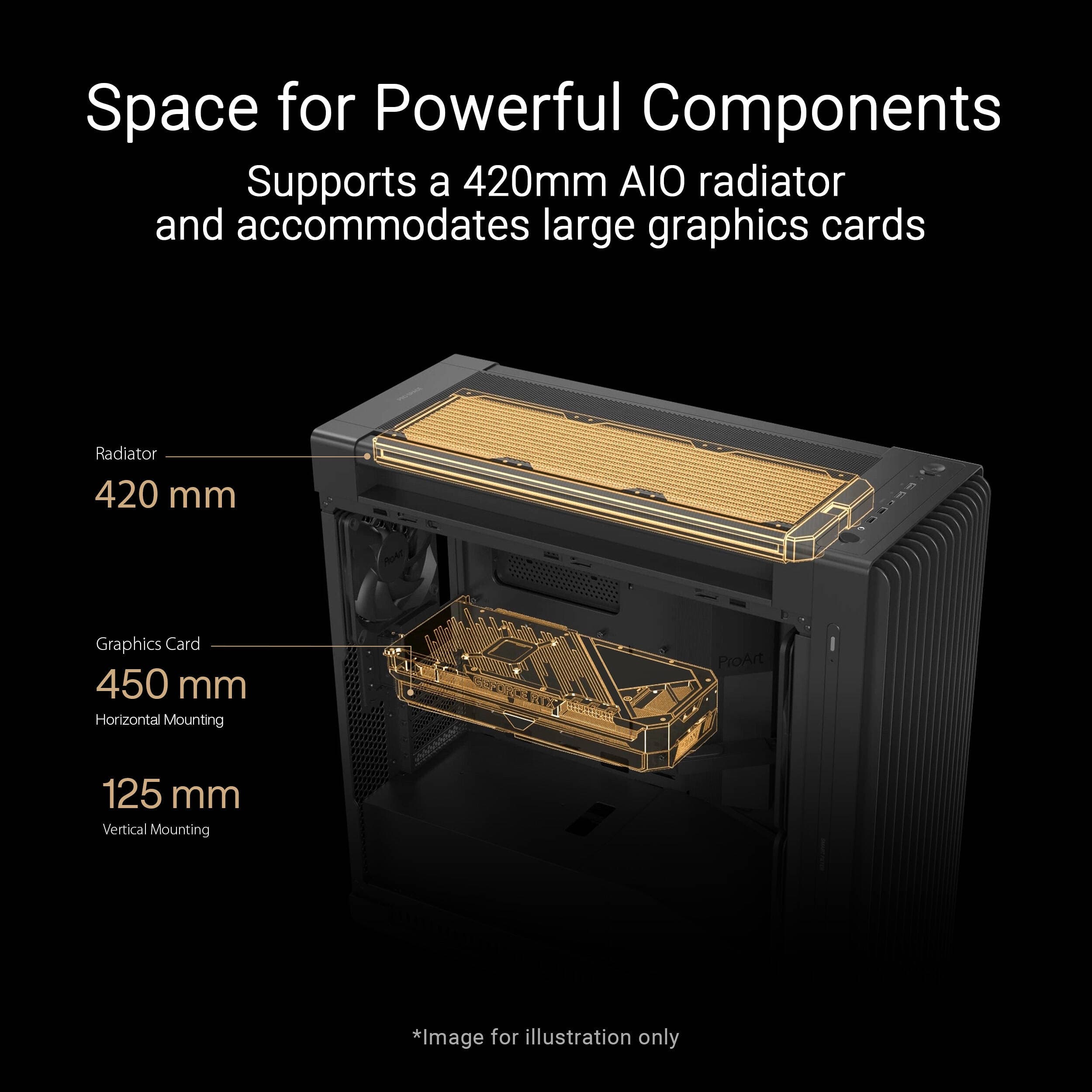 ASUS ProArt PA602 Wood Edition tempered glass E-ATX case with wood-accent design