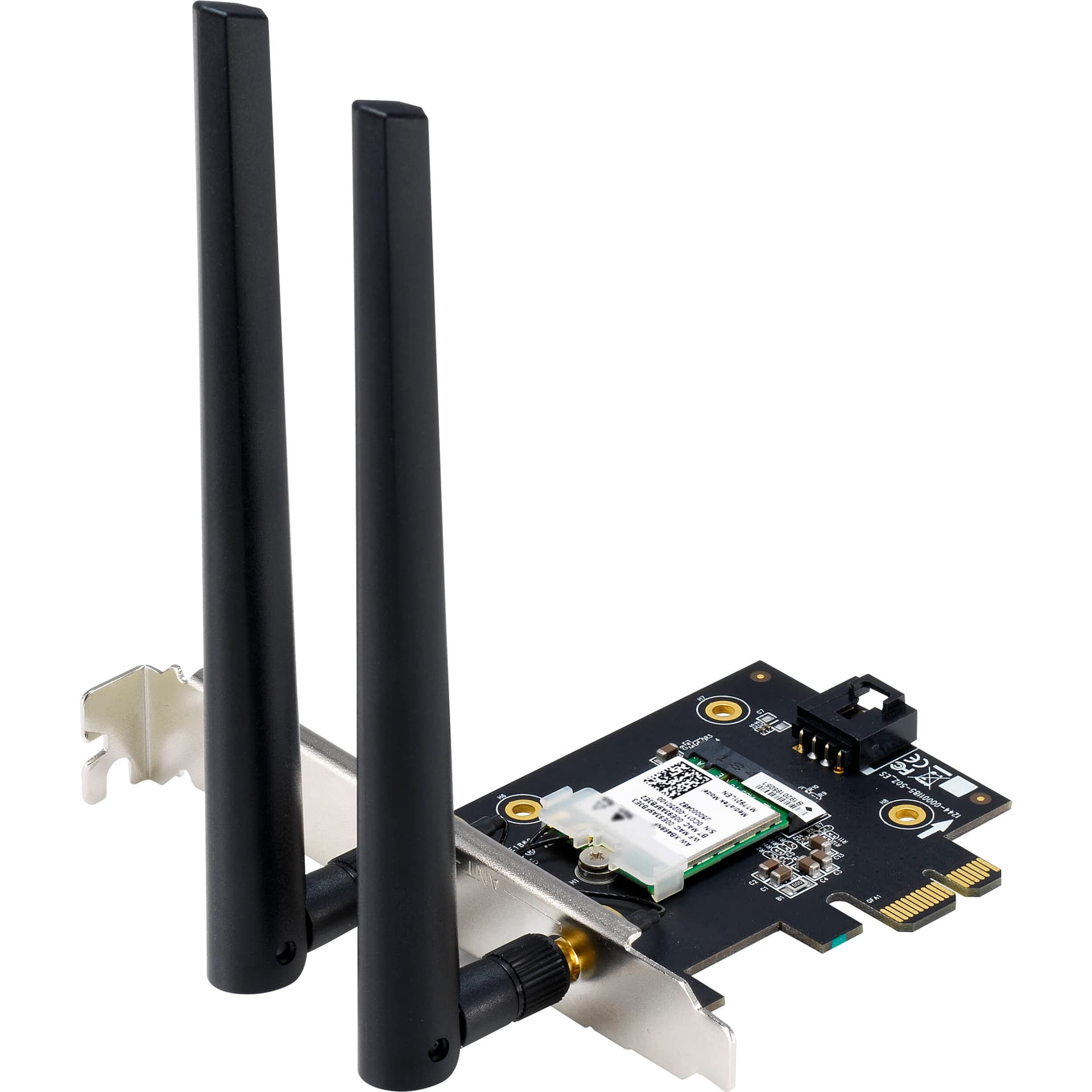 ASUS PCE-AX1800 internal PCIe Wi-Fi 6 and Bluetooth 5.2 wireless adapter