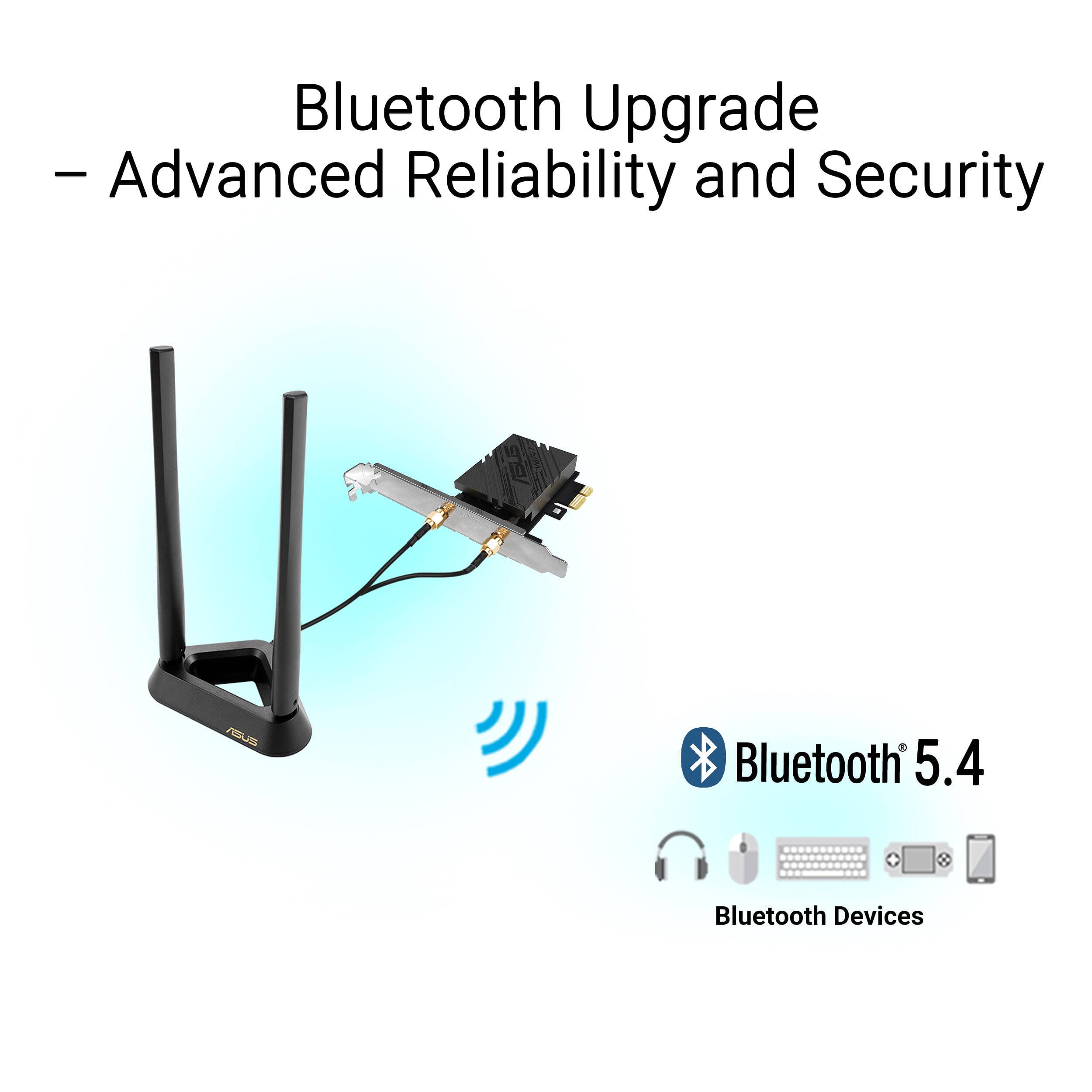 ASUS PCE-BE90BT WiFi 7 tri-band PCIe wireless adapter with Bluetooth 5.4