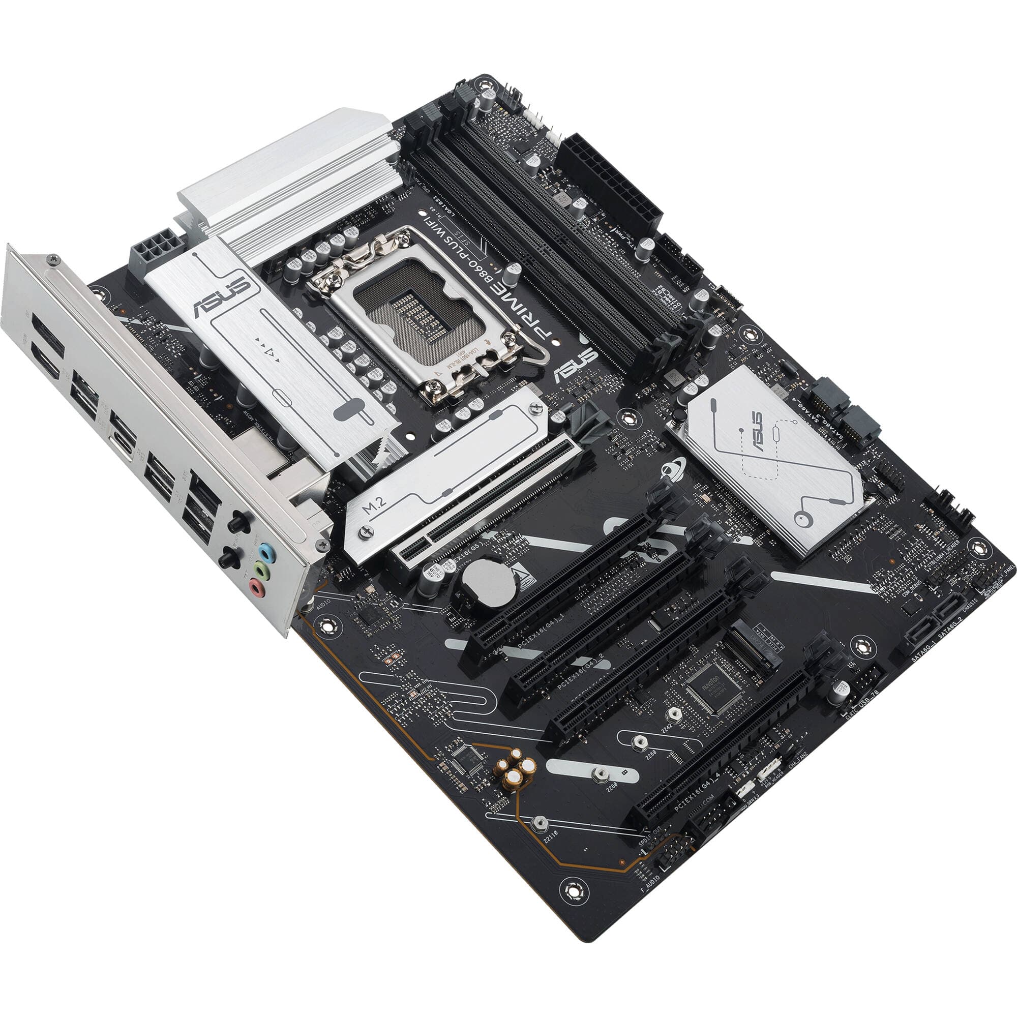 ASUS PRIME B860-PLUS WIFI-CSM ATX motherboard for Intel LGA 1851 processors with DDR5 and Wi‑Fi