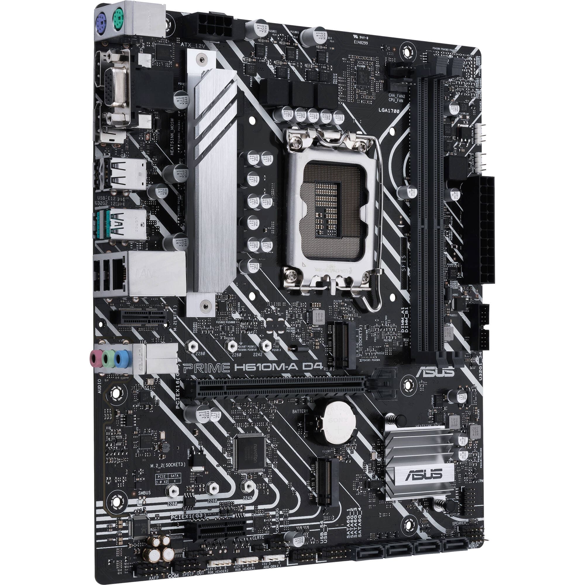 ASUS PRIME H610M-A D4-CSM Intel H610 Micro ATX DDR4 motherboard