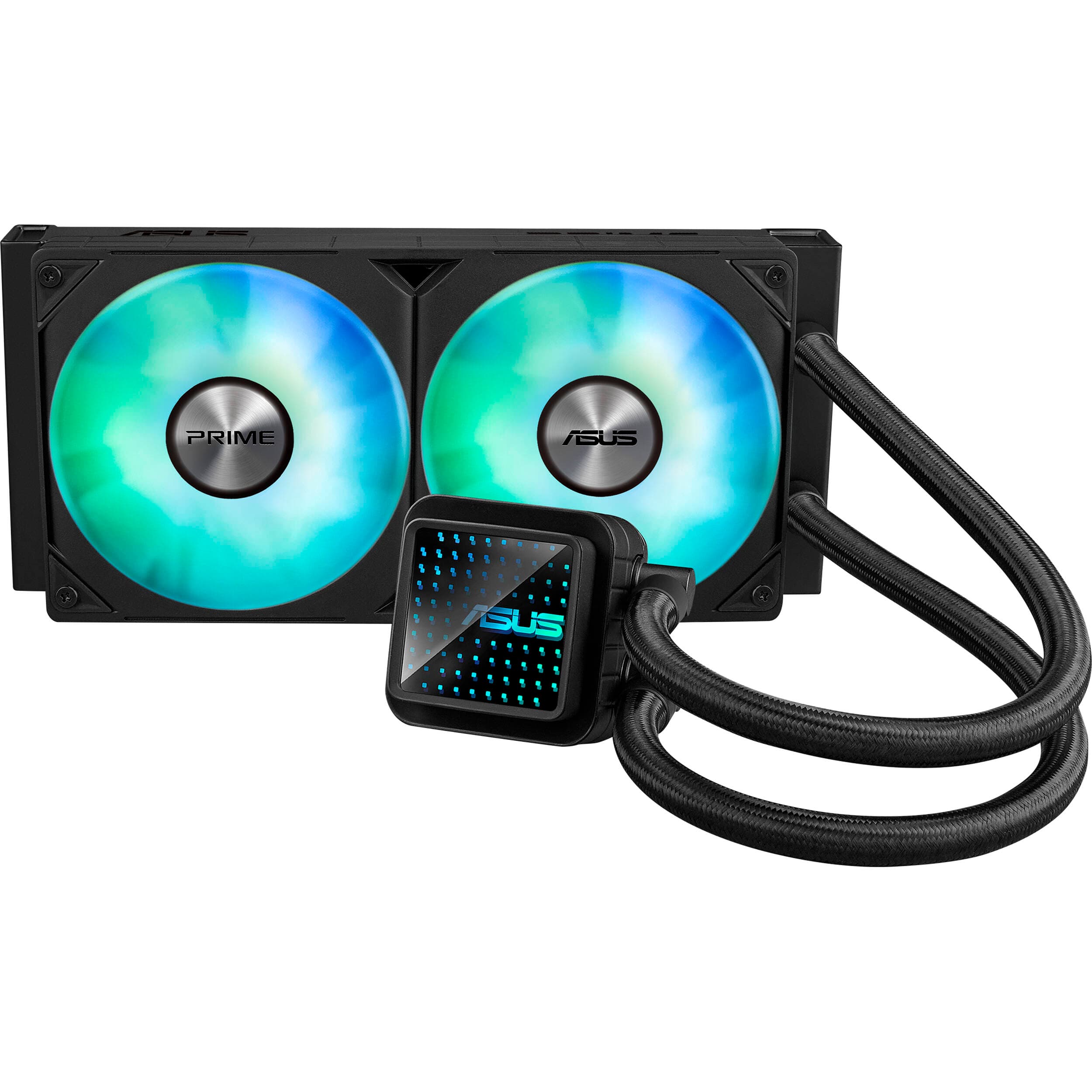 ASUS PRIME LC 240 ARGB 240 mm all-in-one liquid CPU cooler with ARGB fans