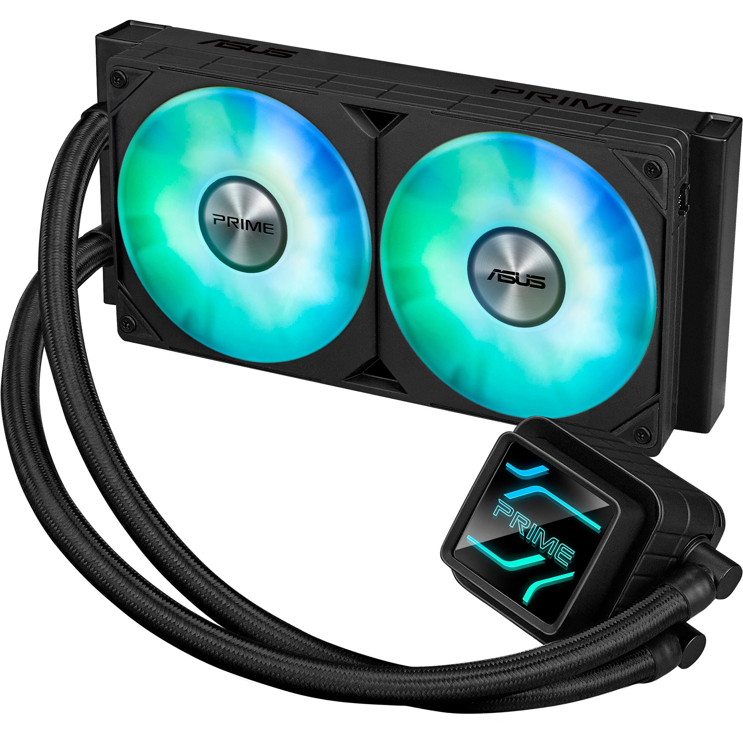 ASUS PRIME LC 240 ARGB 240 mm all-in-one liquid CPU cooler with ARGB fans
