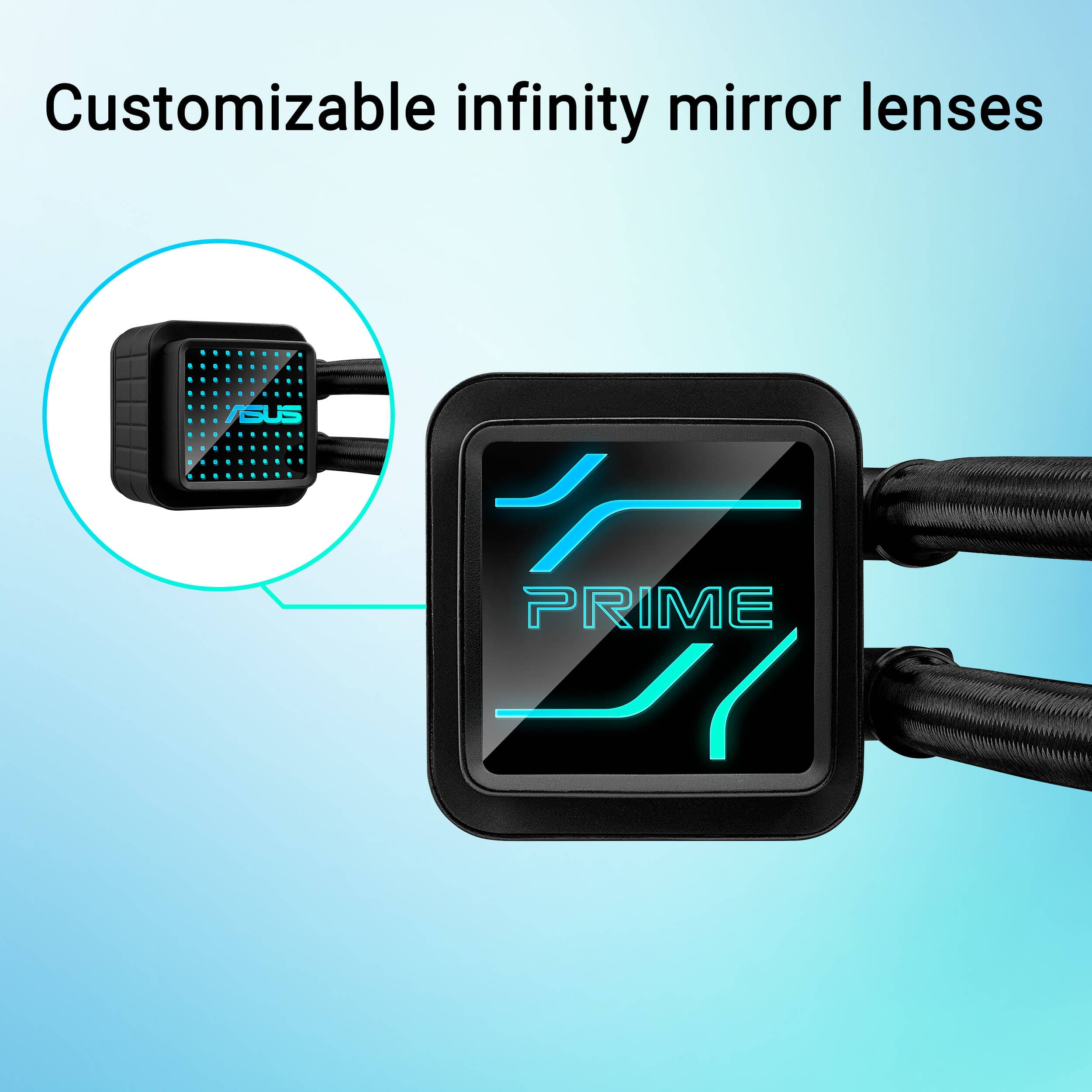 ASUS PRIME LC 360 ARGB 360 mm all-in-one liquid CPU cooler with ARGB fans