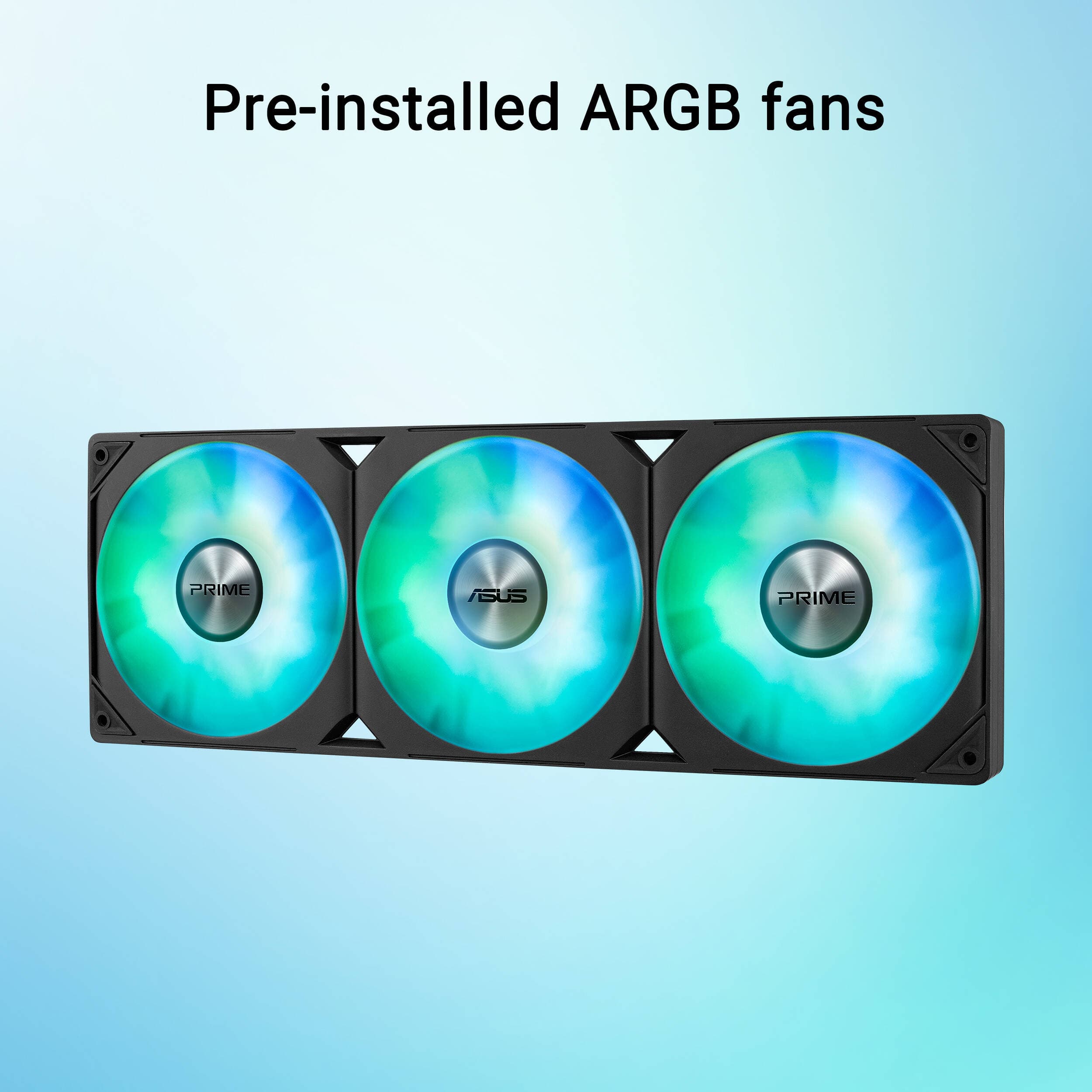 ASUS PRIME LC 360 ARGB 360 mm all-in-one liquid CPU cooler with ARGB fans