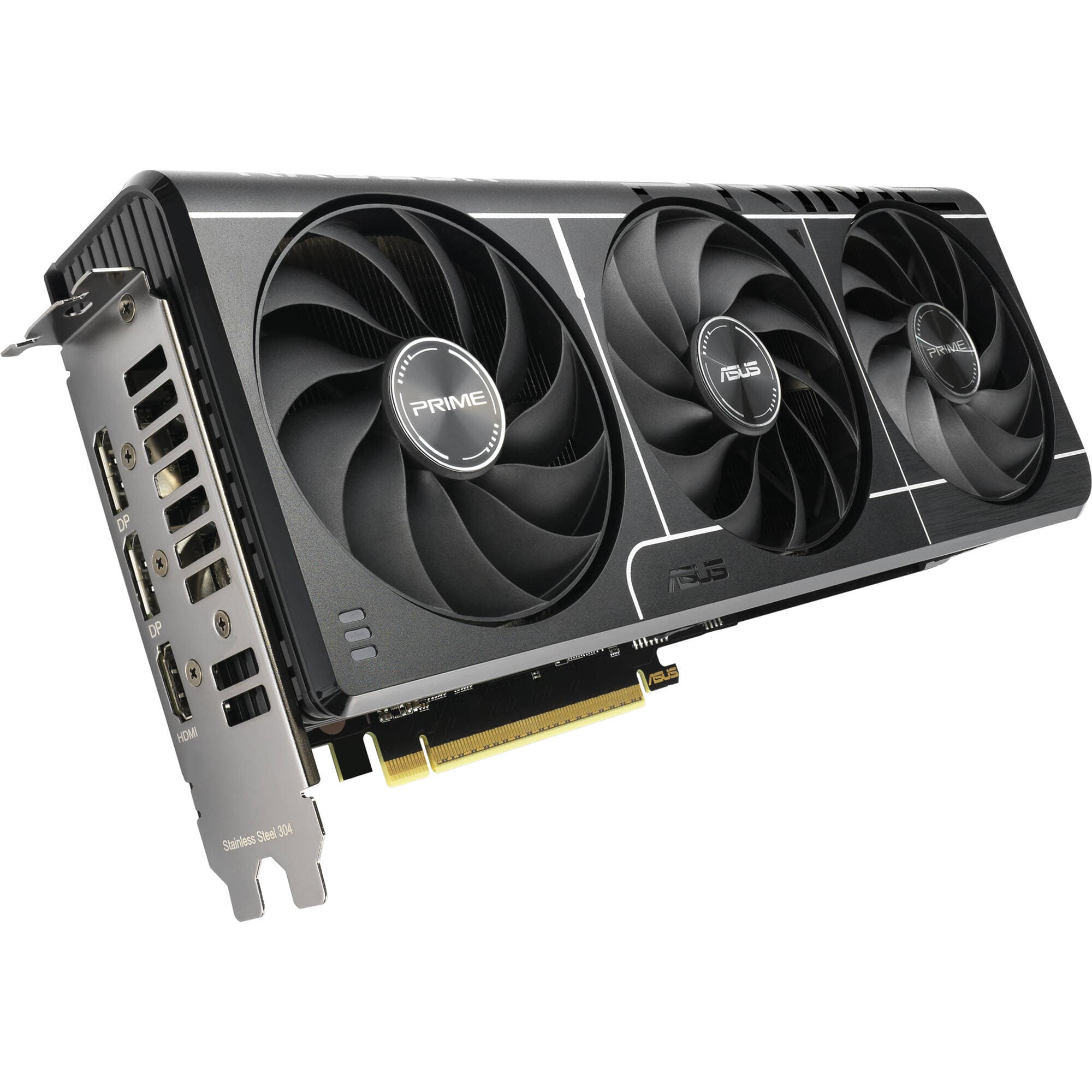 ASUS PRIME RX 9060 XT O16G graphics card with 16GB GDDR6, dual fan cooling, and PCIe 5.0 interface