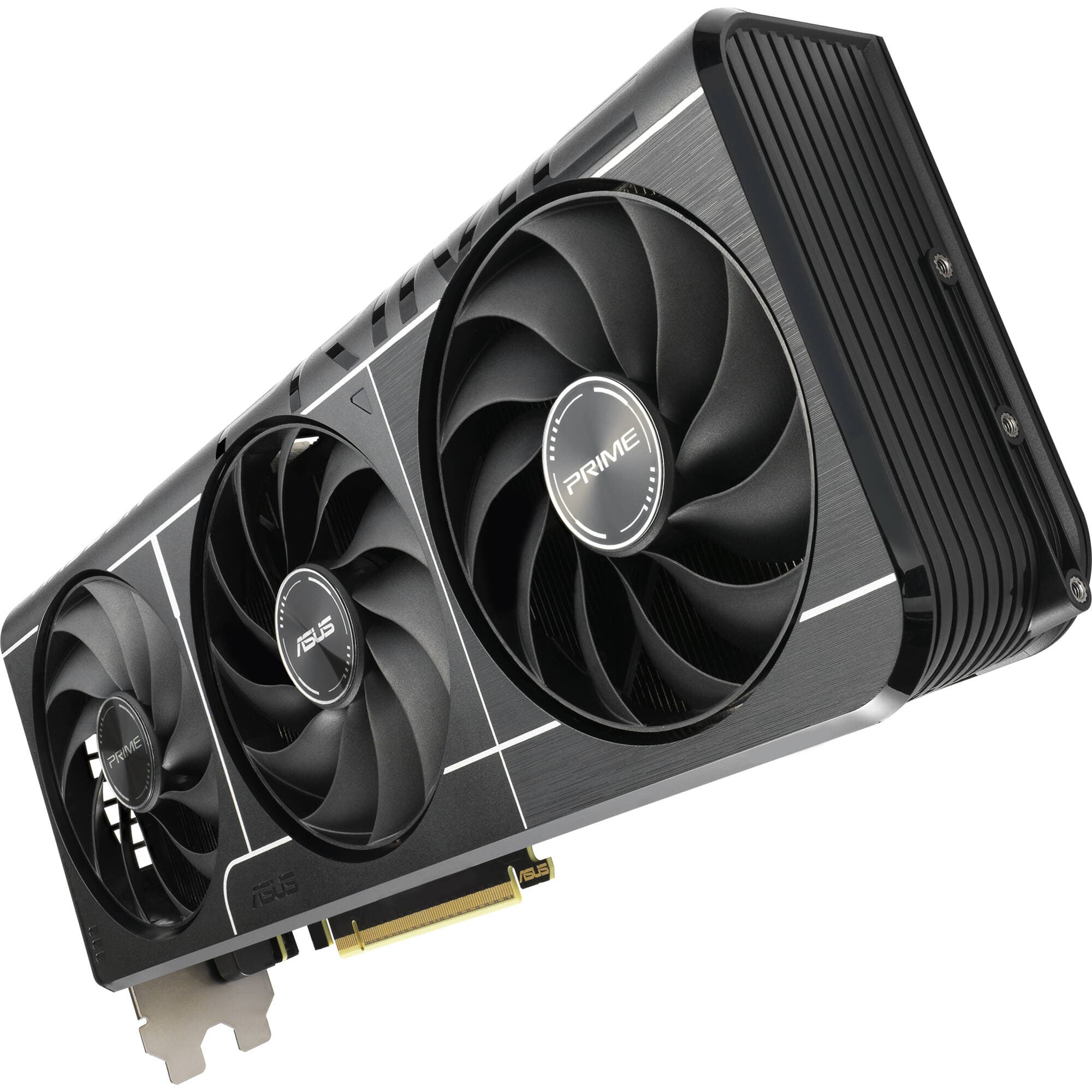 ASUS PRIME RX 9060 XT O16G graphics card with 16GB GDDR6, dual fan cooling, and PCIe 5.0 interface