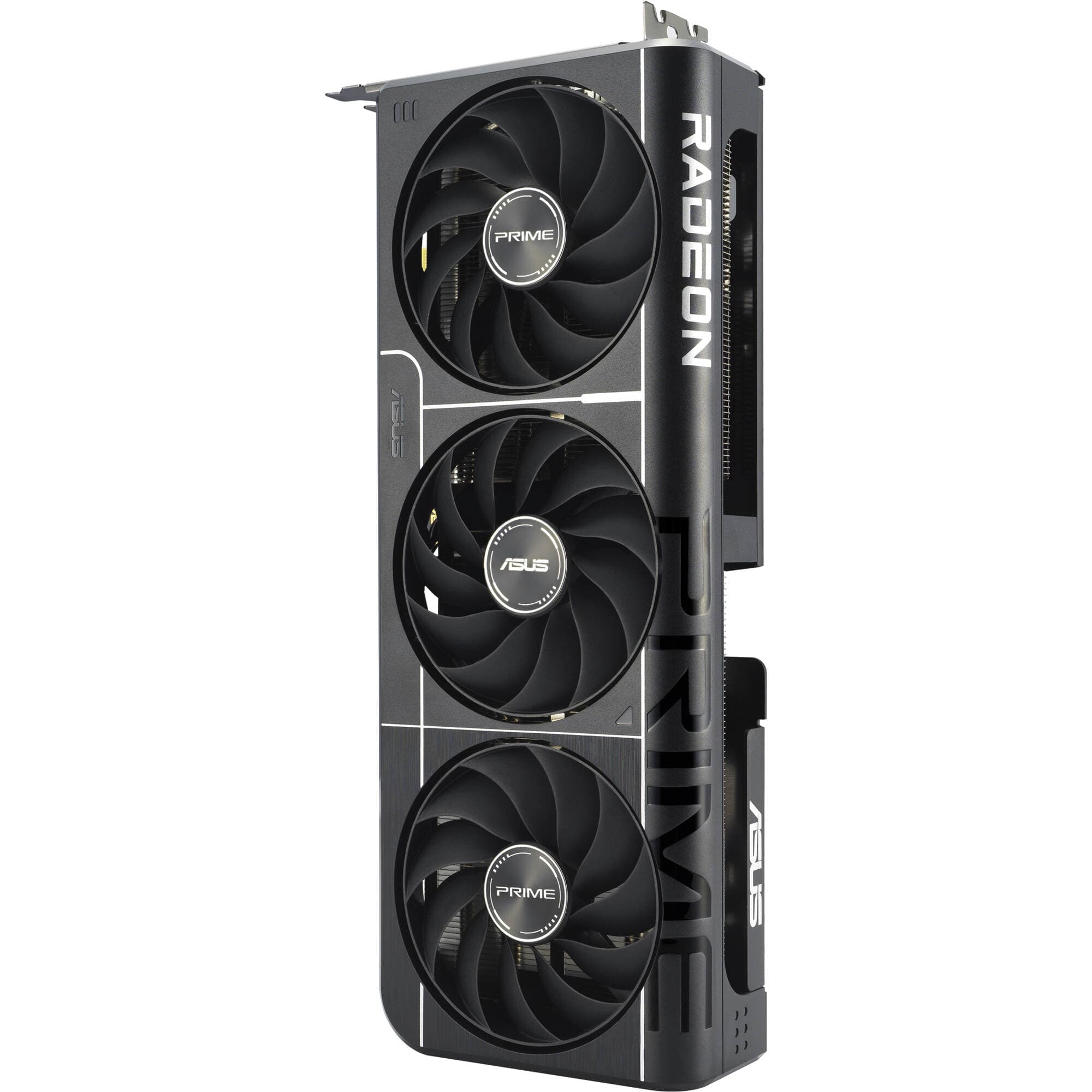 ASUS PRIME RX 9060 XT O16G graphics card with 16GB GDDR6, dual fan cooling, and PCIe 5.0 interface