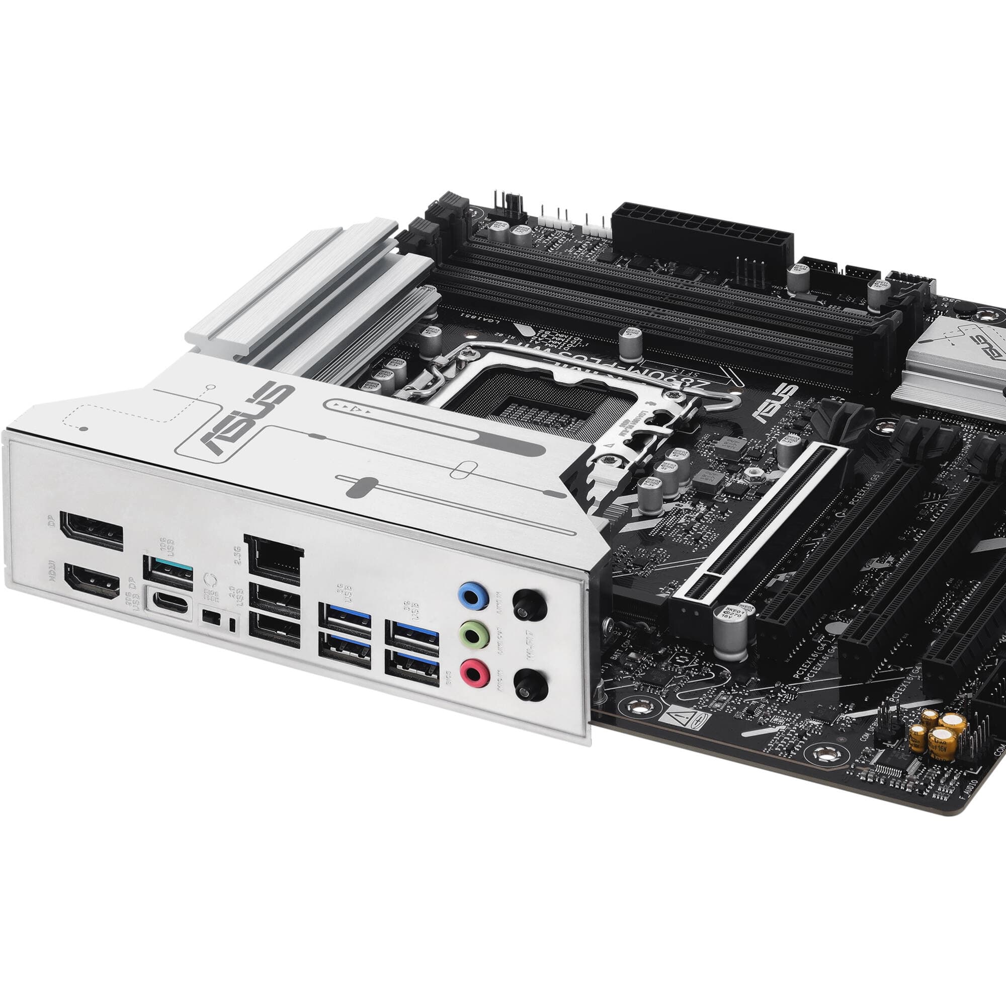 ASUS PRIME Z890M-PLUS WIFI micro-ATX motherboard with LGA 1851 socket, DDR5, Wi-Fi 7, and 3 M.2 slots