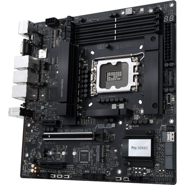 ASUS PRO WS W680M-ACE SE Motherboard | W680, Micro-ATX, Workstation
