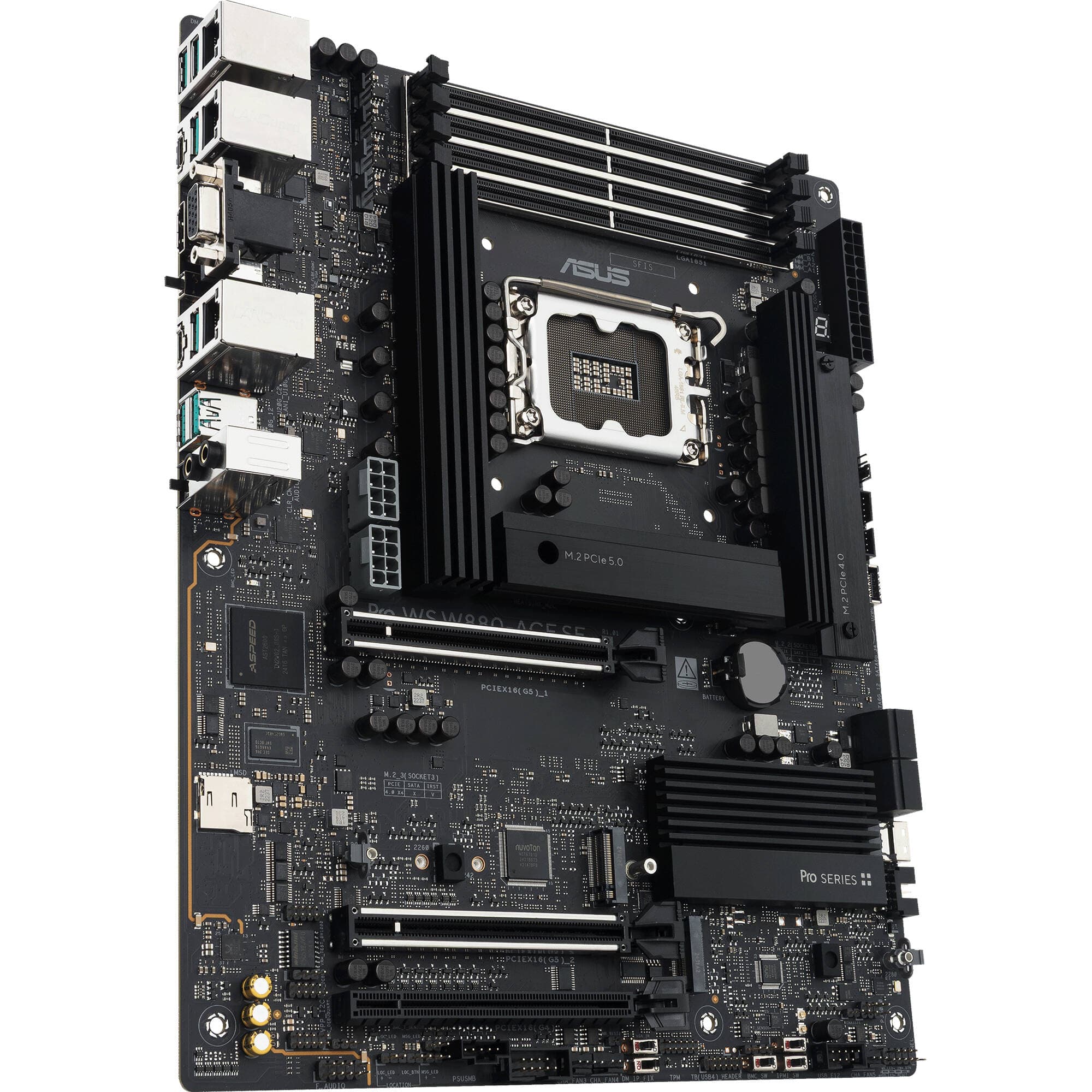 ASUS Pro WS W880 ACE SE Motherboard | LGA 1851, ATX, Workstation