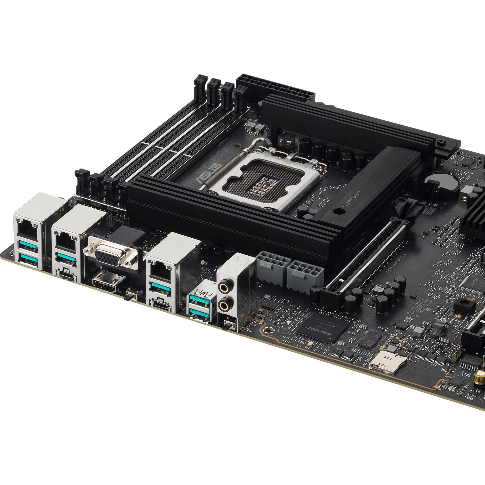 ASUS Pro WS W880 ACE SE ATX workstation motherboard with LGA 1851, Thunderbolt 4, and dual 2.5 GbE