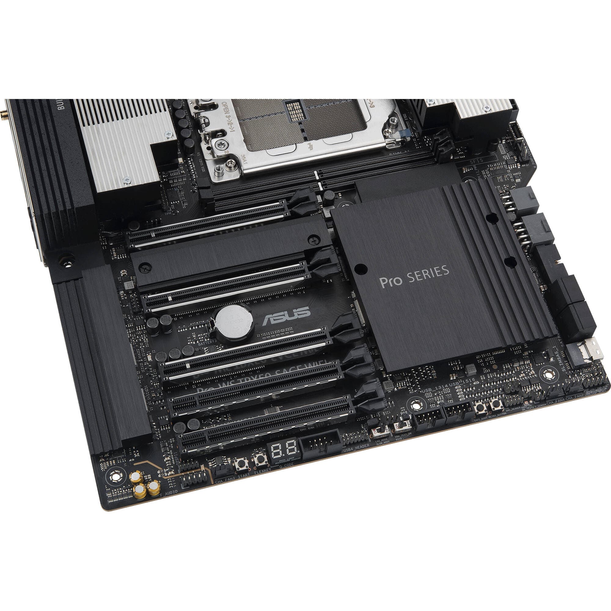 ASUS PRO WS TRX50-SAGE WIFI workstation motherboard with TRX50 platform and integrated WiFi