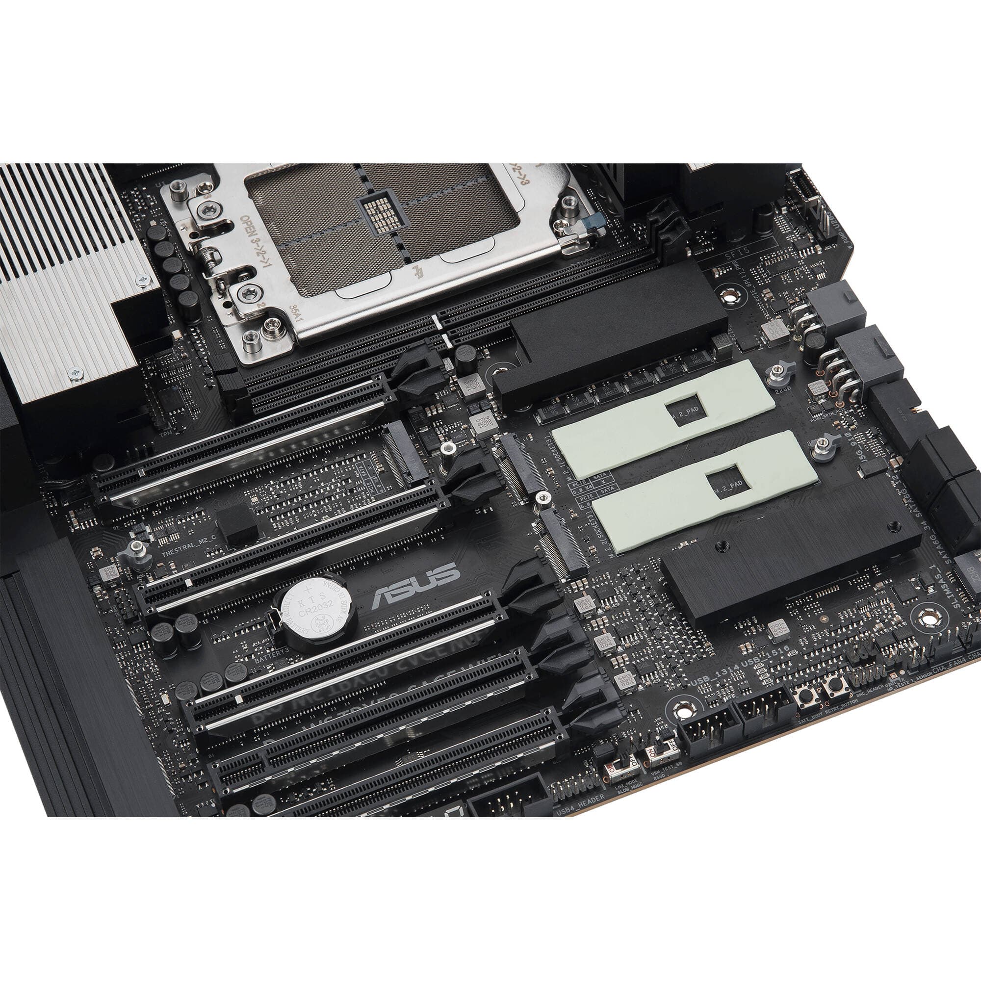 ASUS PRO WS TRX50-SAGE WIFI workstation motherboard with TRX50 platform and integrated WiFi