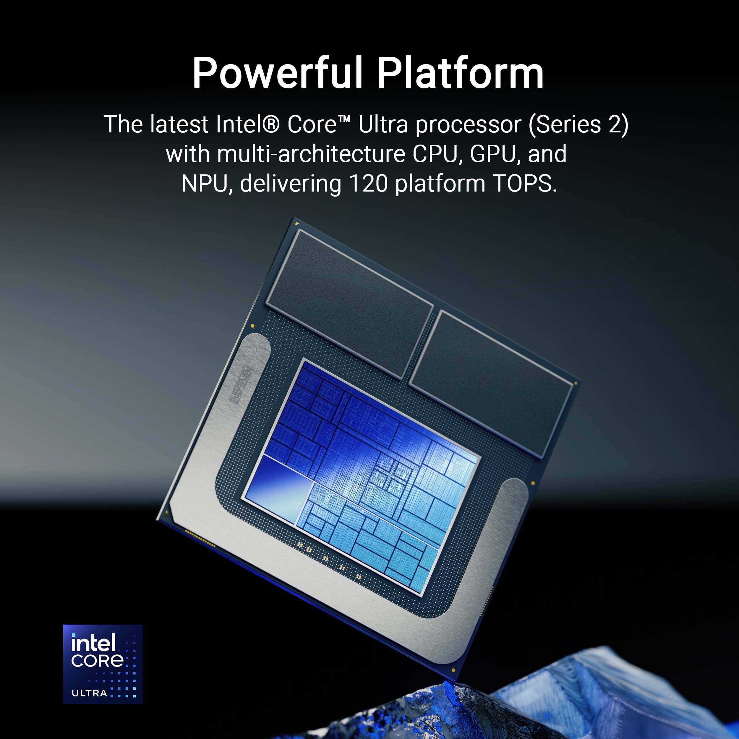 ASUS NUC 14 Pro AI Copilot+ mini PC with Core Ultra 7, 32 GB memory, 1 TB SSD, and VESA mount