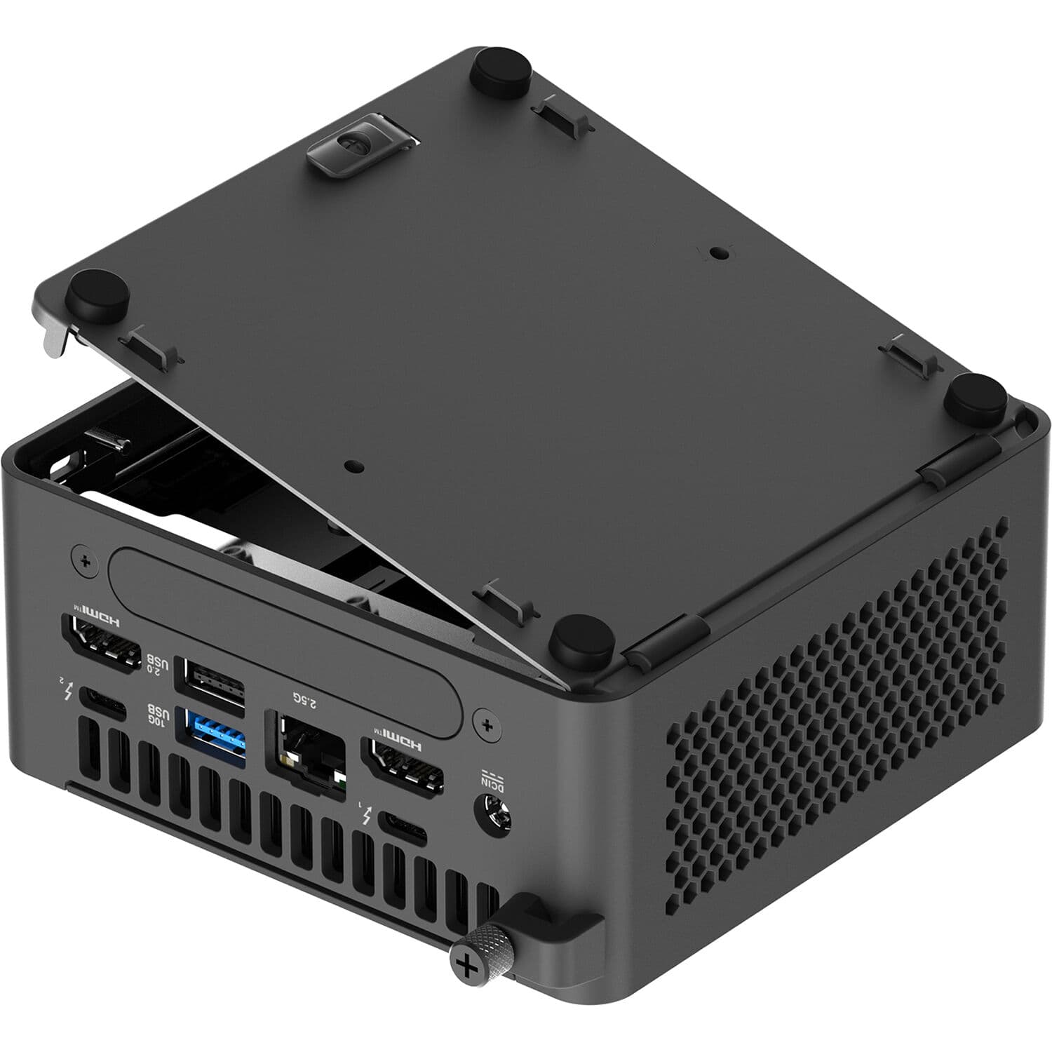 ASUS NUC 15 Pro Tall barebone mini PC with Intel Core 5 210H and toolless chassis access