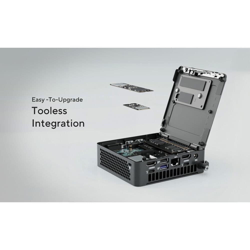 ASUS NUC 15 Pro Slim mini PC with Intel Core 3 100U, 16GB DDR5, 512GB NVMe SSD, and VESA mount