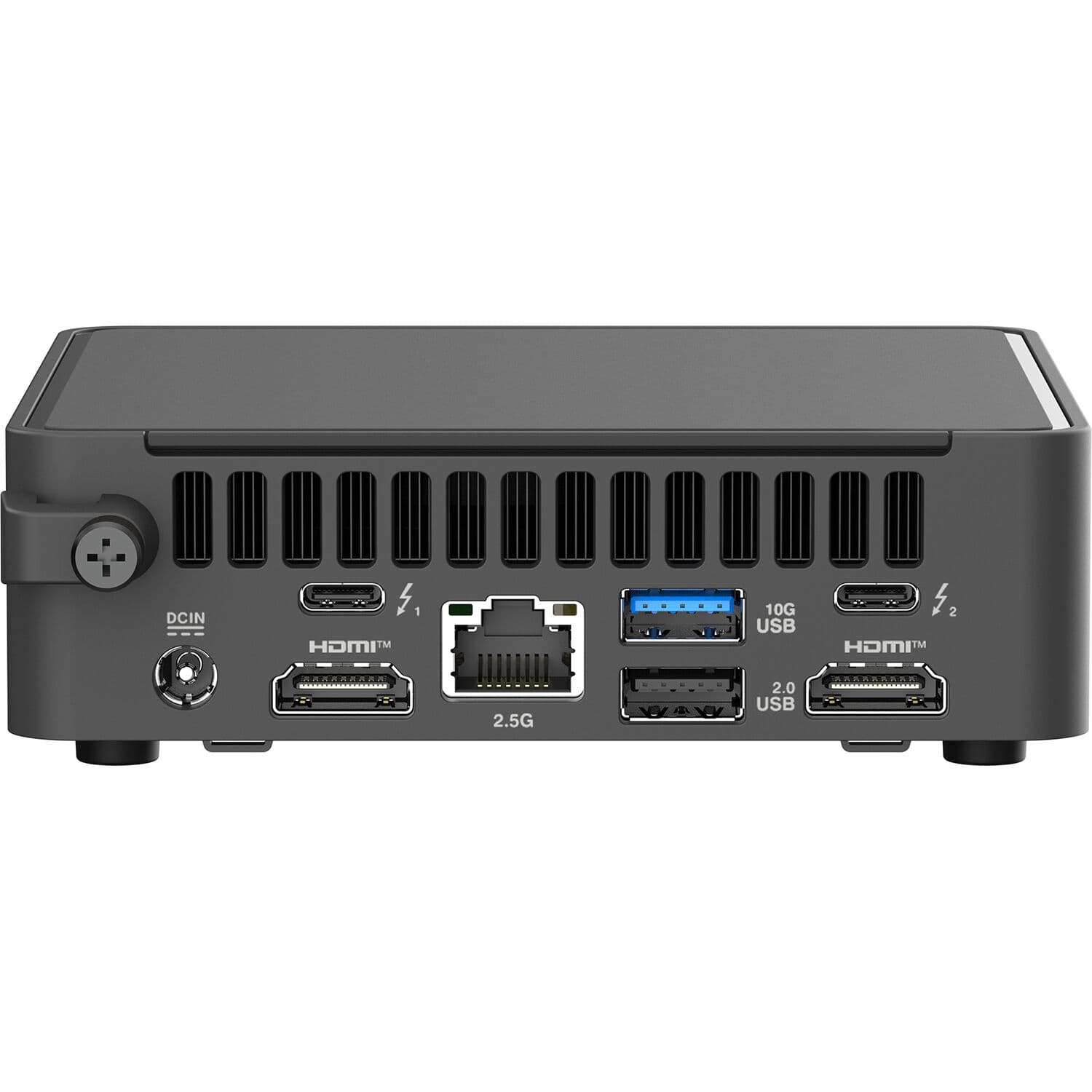 ASUS NUC 15 Pro Slim barebone mini PC with Intel Core Ultra 5, dual storage design, and VESA mount