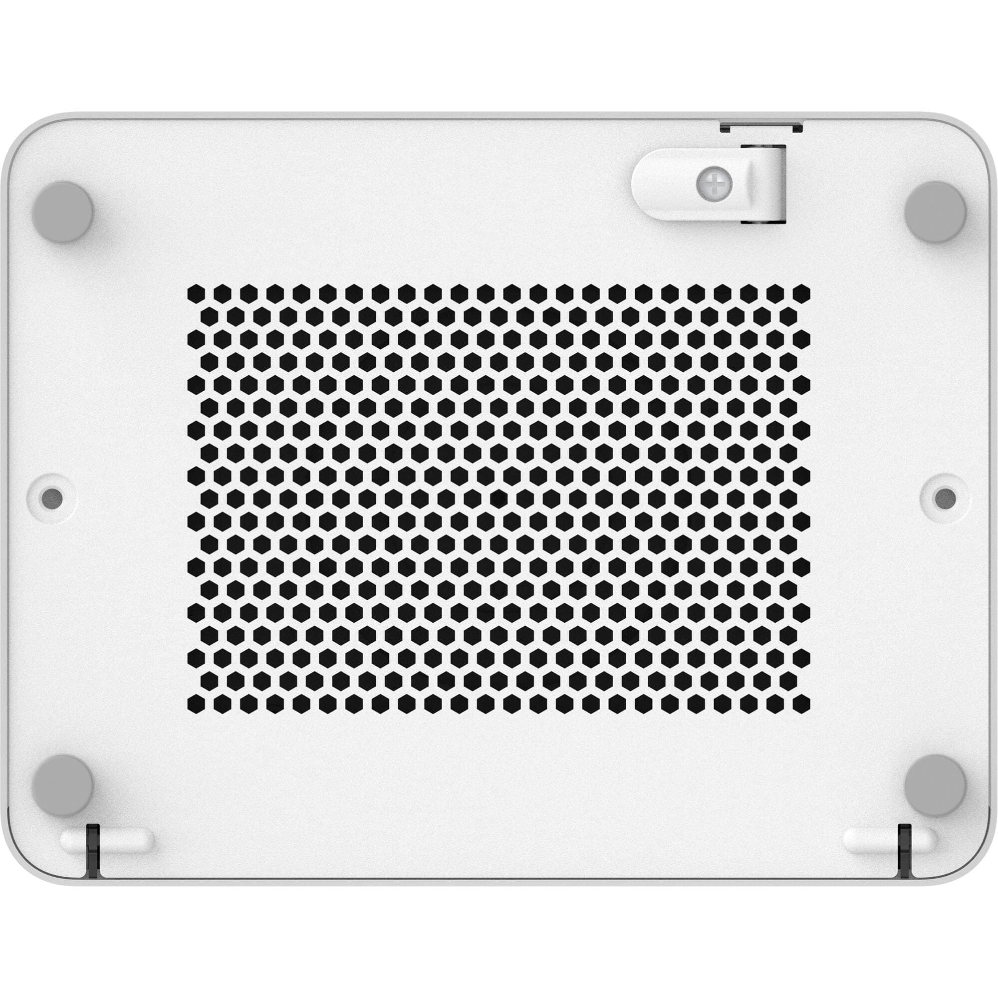 ASUS RNUC15CRSU50000U mini PC with silver aluminum chassis and VESA mount support