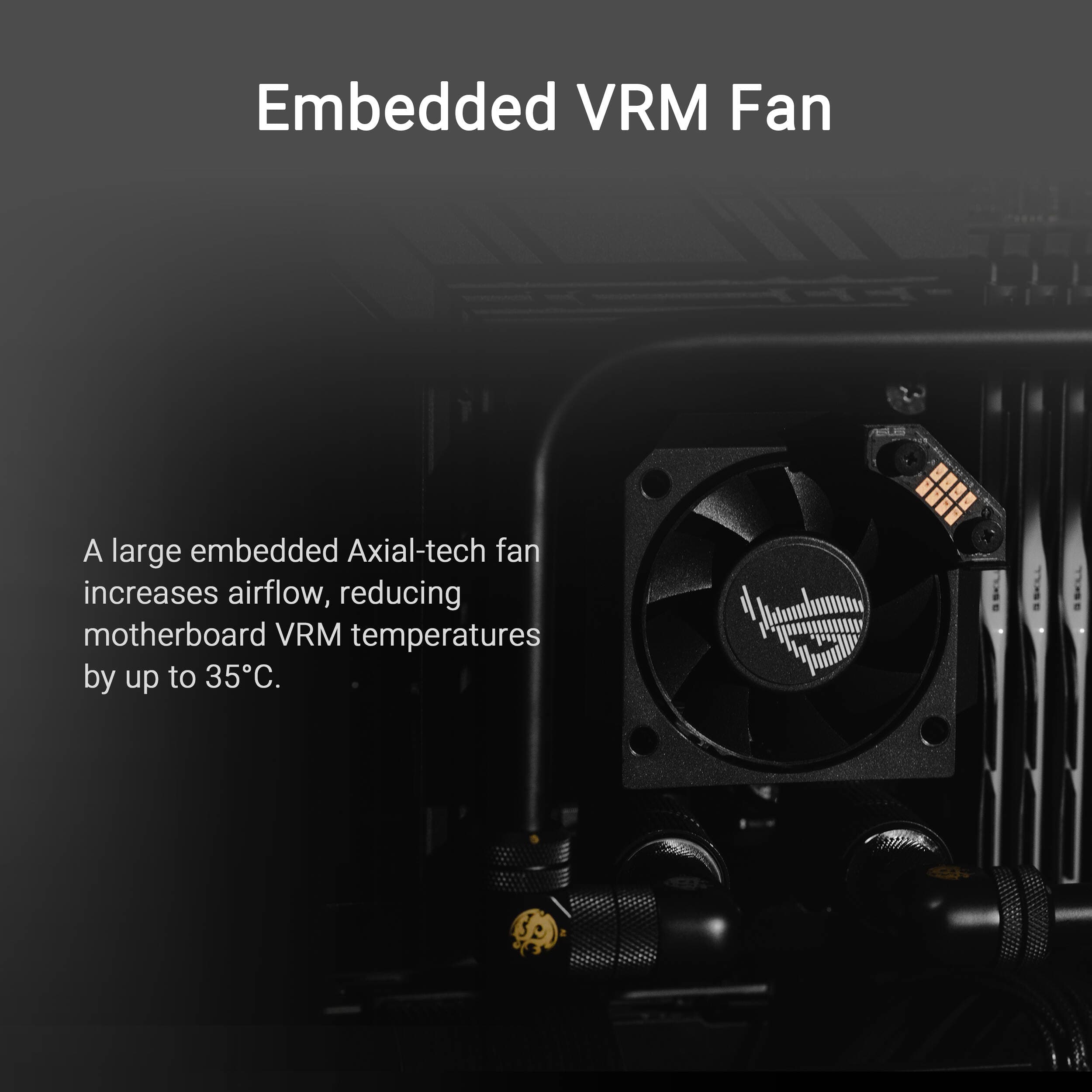 ASUS ROG RYUJIN III WB CPU water block with 3.5-inch LCD and black finish