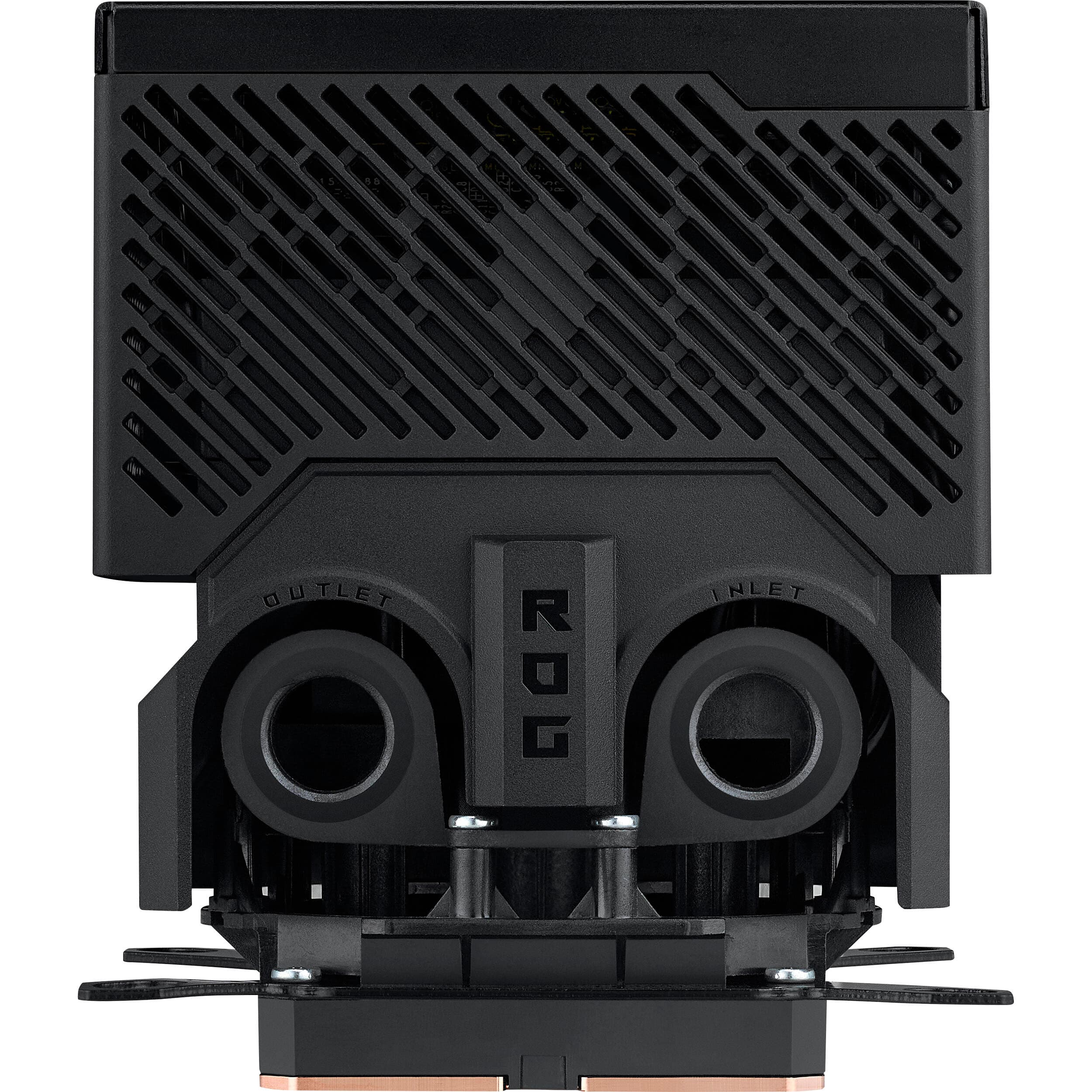 ASUS ROG RYUJIN III WB CPU water block with 3.5-inch LCD and black finish