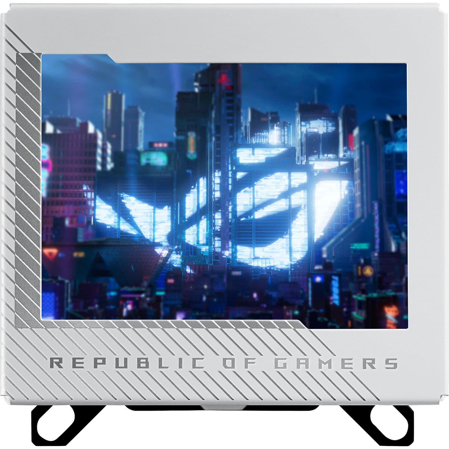 ASUS ROG RYUJIN III WB WHT white CPU water block with 3.5-inch LCD display